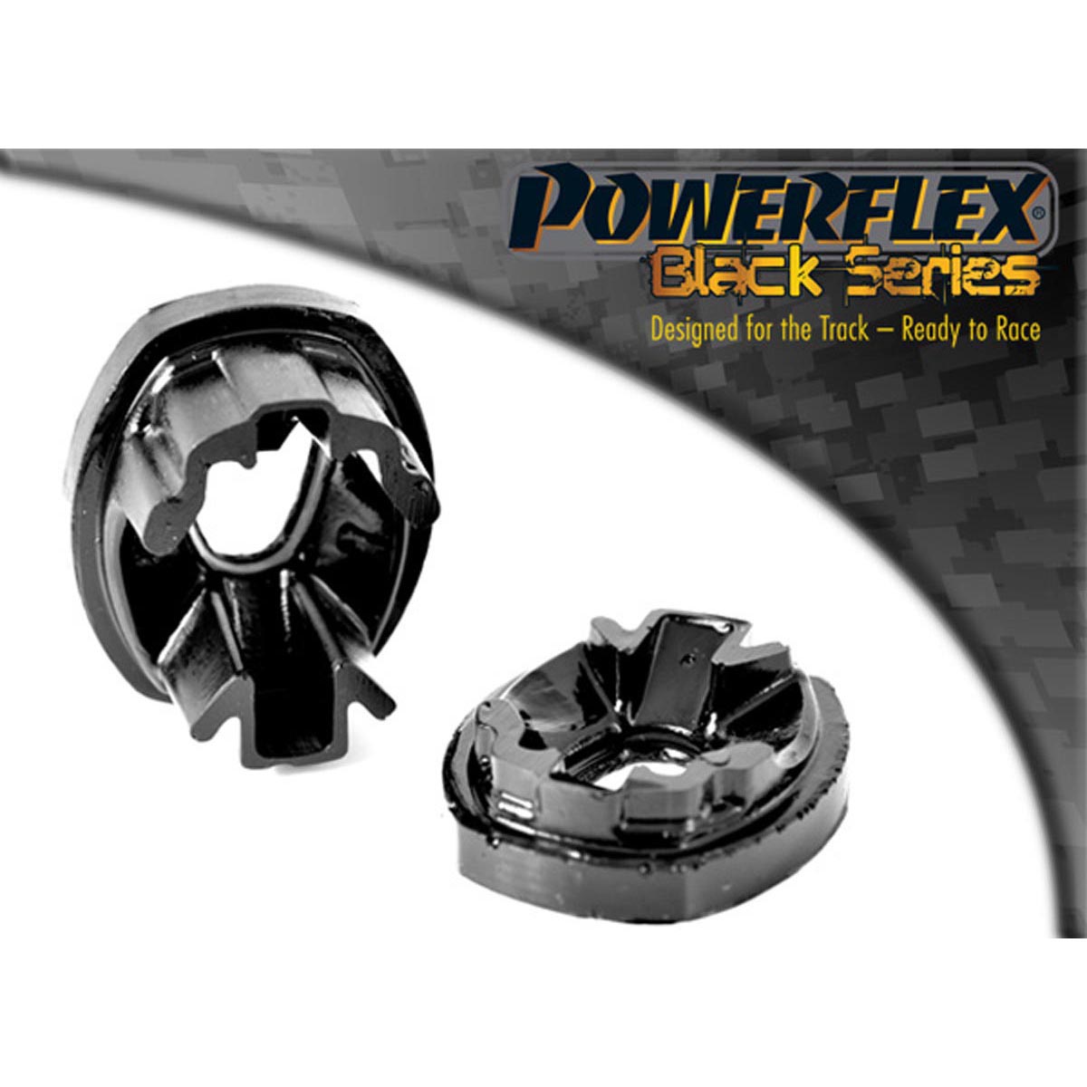 Powerflex Rear Lower Engine Mount Insert PFF50-509BLK For Peugeot 207 (2006-2014)