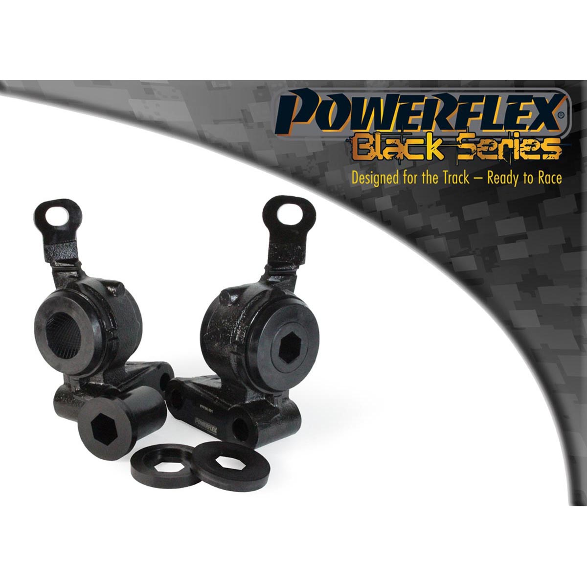 Powerflex Front Wishbone Rear Bush & Bracket PFF5K-201BLK For Mini R56/57 Gen 2 (2006 - 2013)