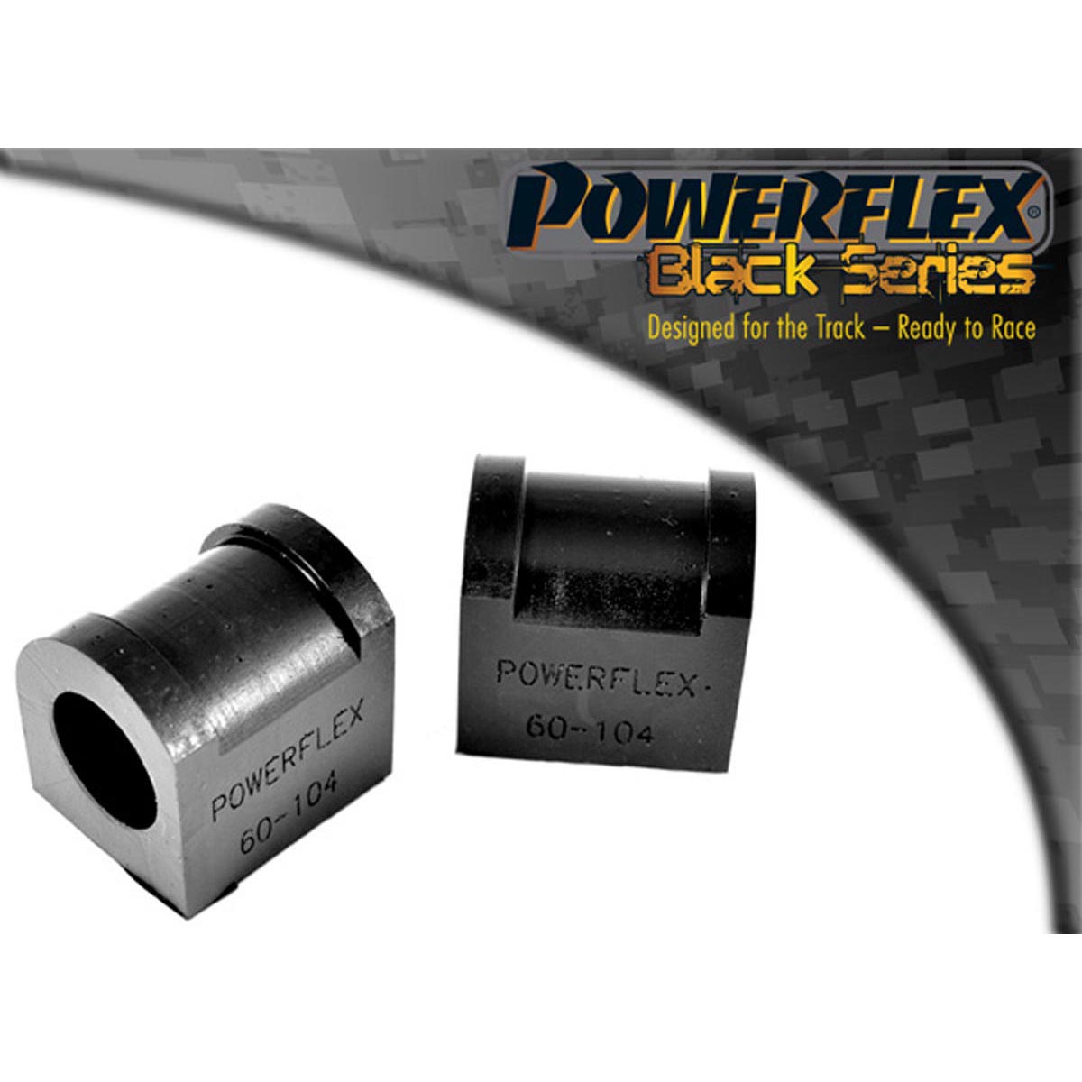 Powerflex Front Anti Roll Bar Inner Mount 23mm PFF60-104BLK For Renault 5 GT Turbo (1985-1991)