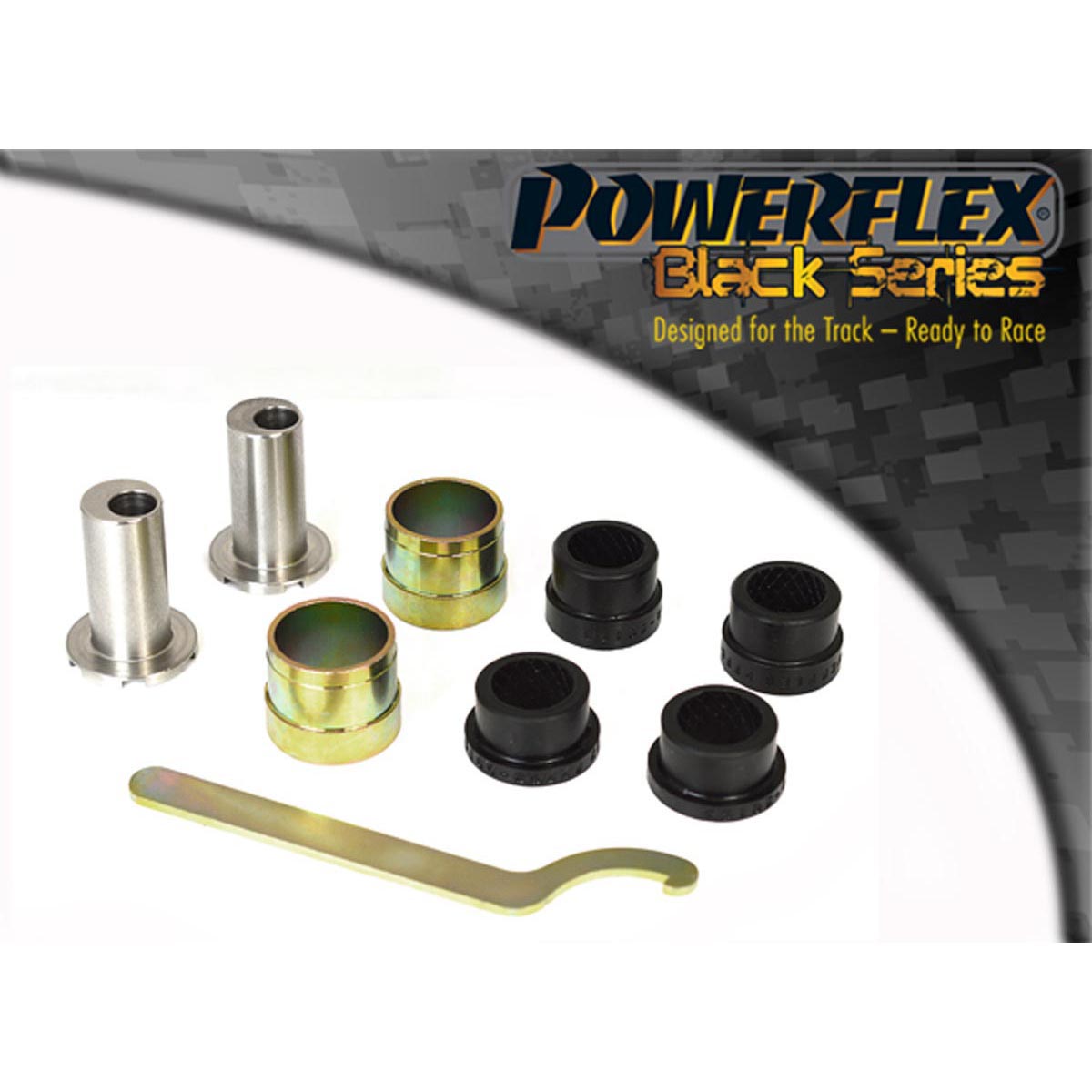 Powerflex Front Arm Front Bush Camber Adjustable PFF60-501GBLK For Renault Zoe (2012-ON)