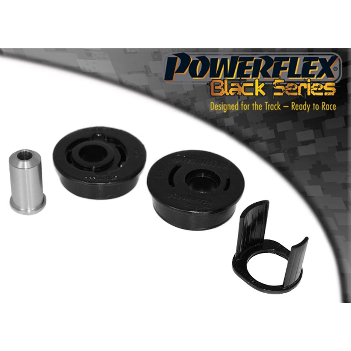 Powerflex Upper Right Engine Mounting Bush PFF60-522BLK For Renault Megane II inc RS 225, R26 and Cup (2002-2008)