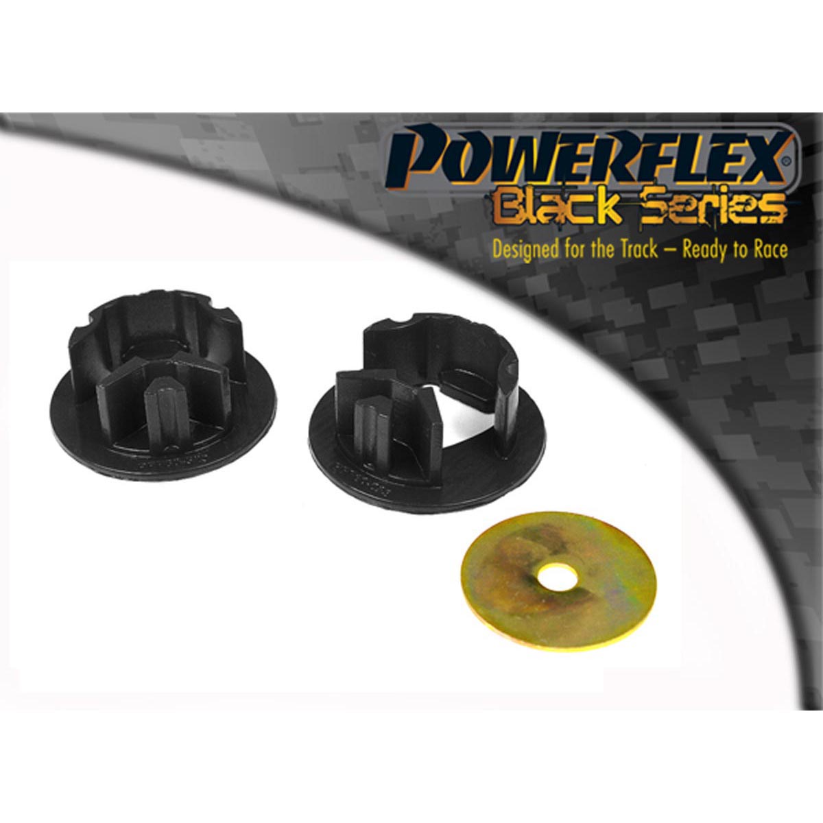 Powerflex Upper Right Engine Mounting Bush Insert PFF60-523BLK For Renault Megane II inc RS 225, R26 and Cup (2002-2008)