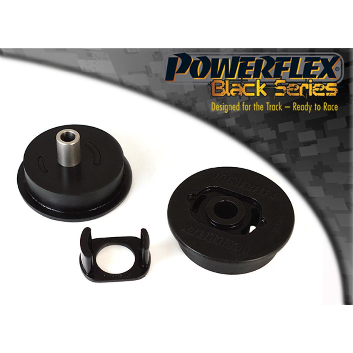 Powerflex Rear Lower Engine Mounting Bush PFF60-524BLK For Renault Megane II inc RS 225, R26 and Cup (2002-2008)