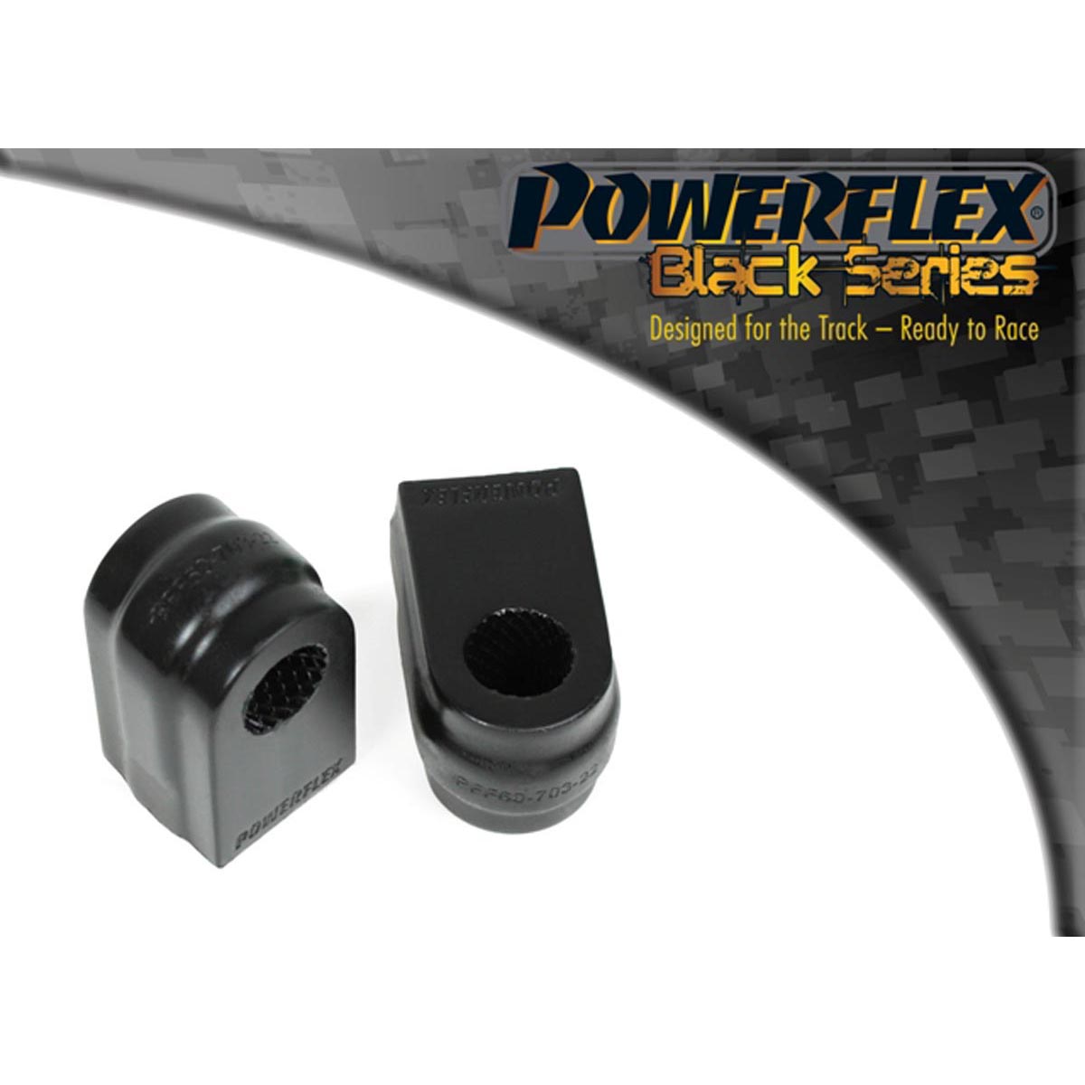 Powerflex Front Anti Roll Bar Bush - 22mm PFF60-703-22BLK For Renault Fluence (2009 - ON)