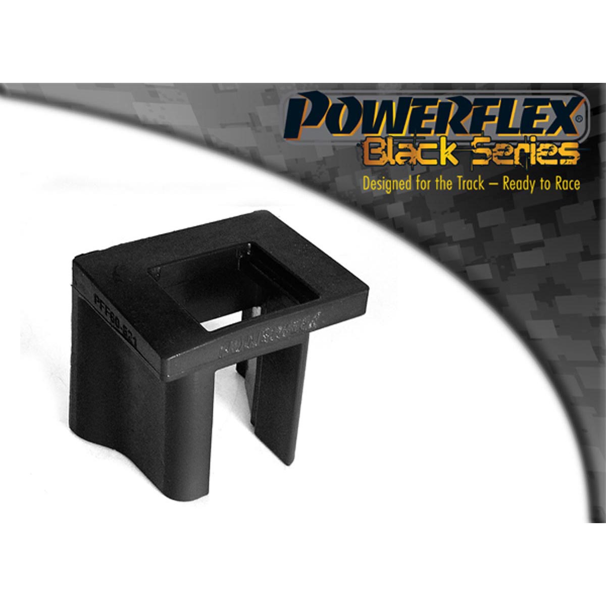 Powerflex Upper Engine Mount Insert PFF60-821BLK For Renault Clio III (2005 - 2012)