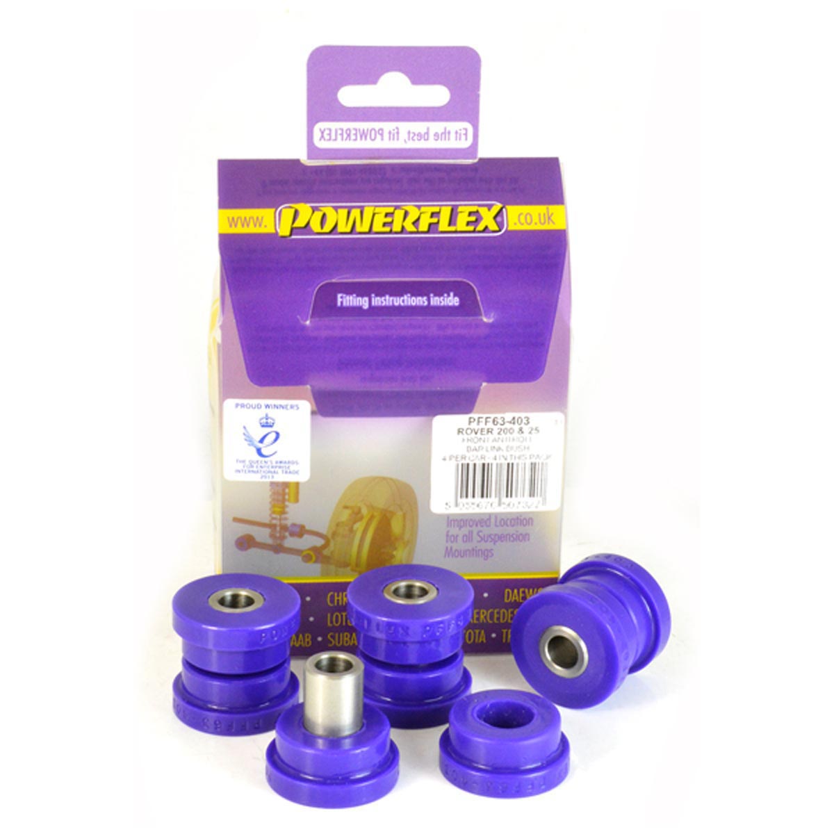 Powerflex Front Anti Roll Bar Link Bush PFF63-403 For Rover 200 (1989 - 1998), 400 (1990 - 1998)