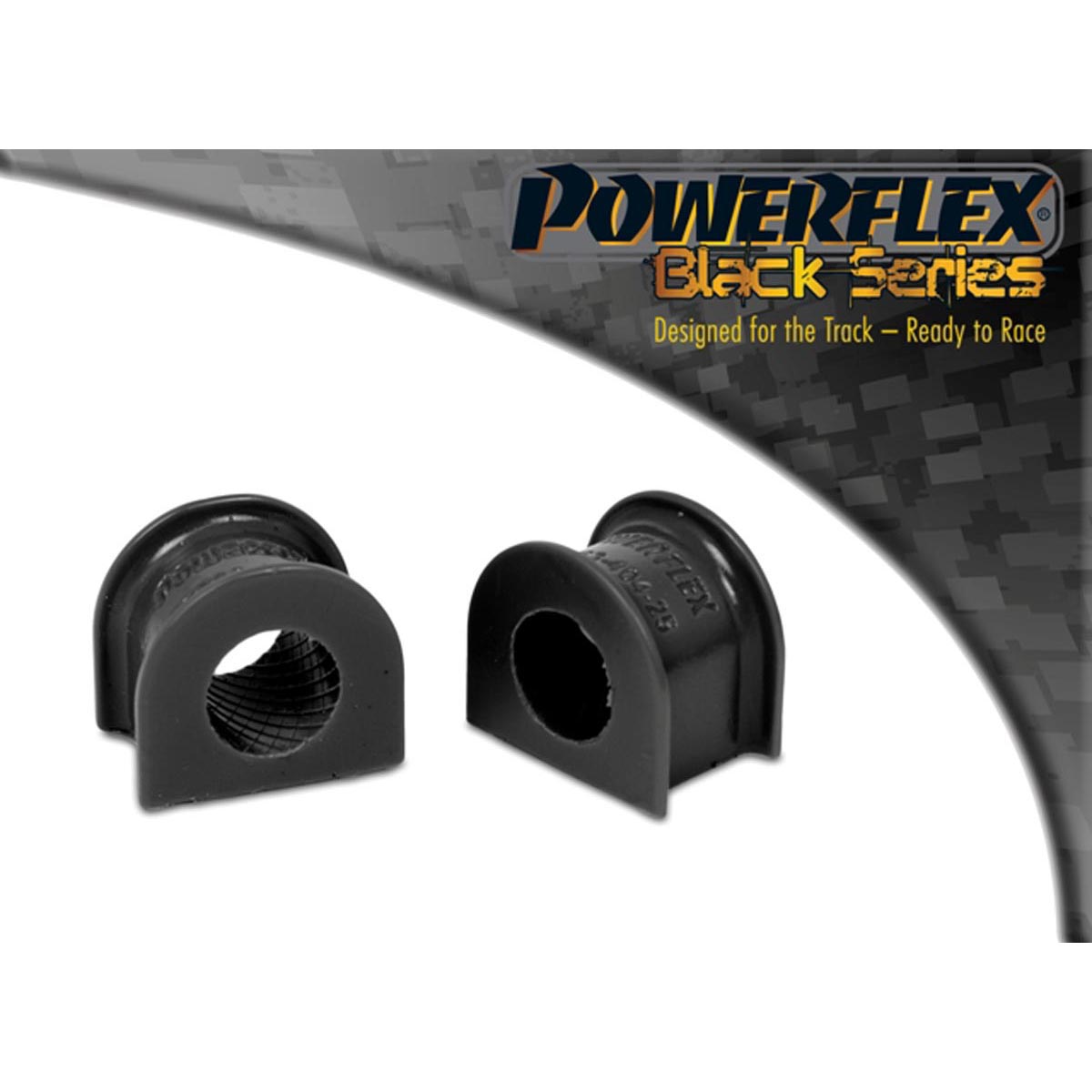 Powerflex Front Anti Roll Bar Mounts 25mm PFF63-404-25BLK For Rover 200 (1989 - 1998), 400 (1990 - 1998)