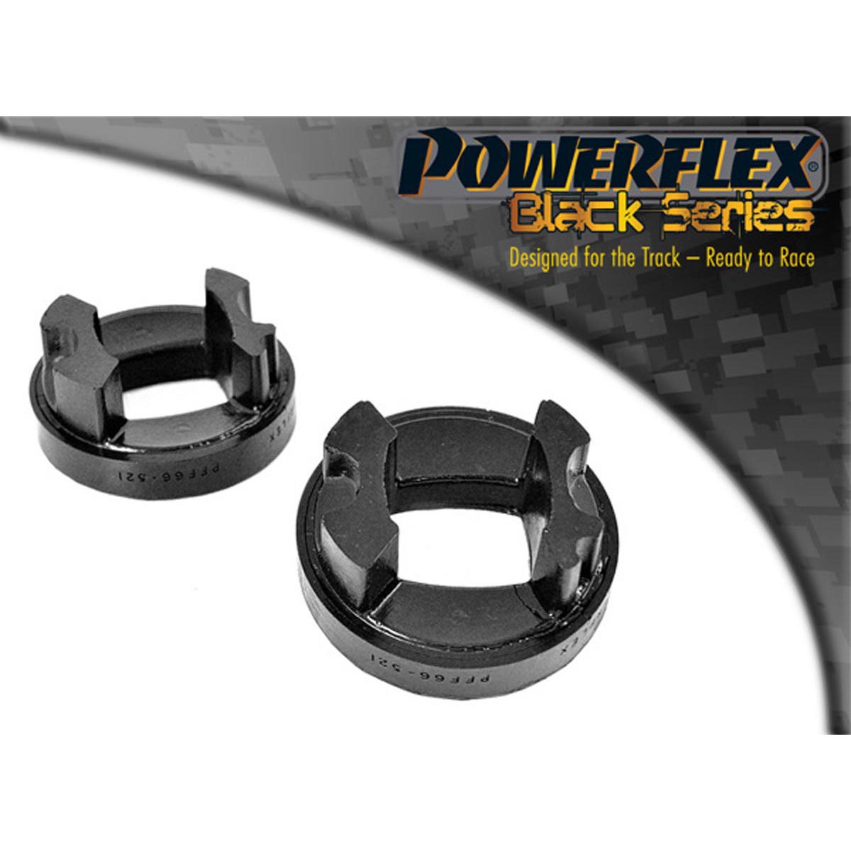 Powerflex Rear Lower Engine Mount Insert PFF66-521BLK For Saab 9-3 (2003-2014)