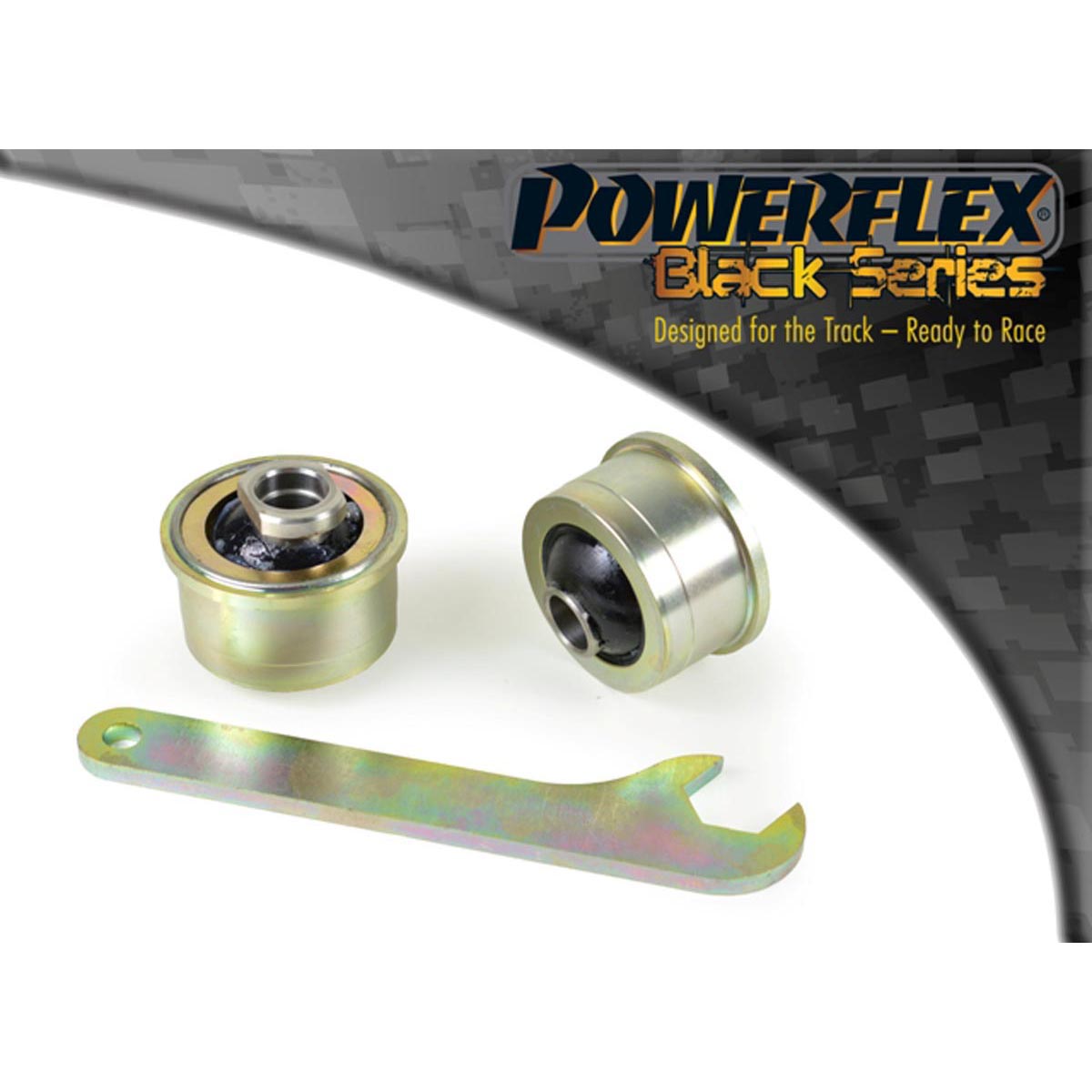 Powerflex Front Wishbone Rear Bush Anti-Lift & Caster Adjust PFF69-502GBLK For Subaru Impreza GR, GH (2007 - 2011) & WRX + STI (2007 - 2014)