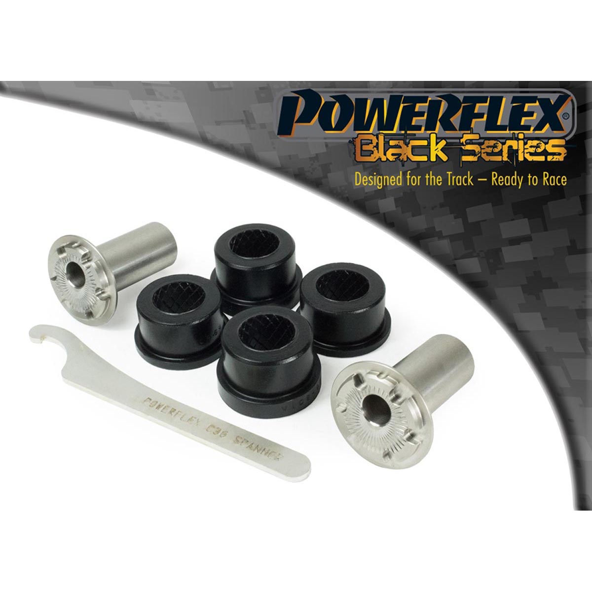 Powerflex Front Arm Rear Bush Camber Adjust PFF69-801GBLK For Toyota GR 86 (2021 on)