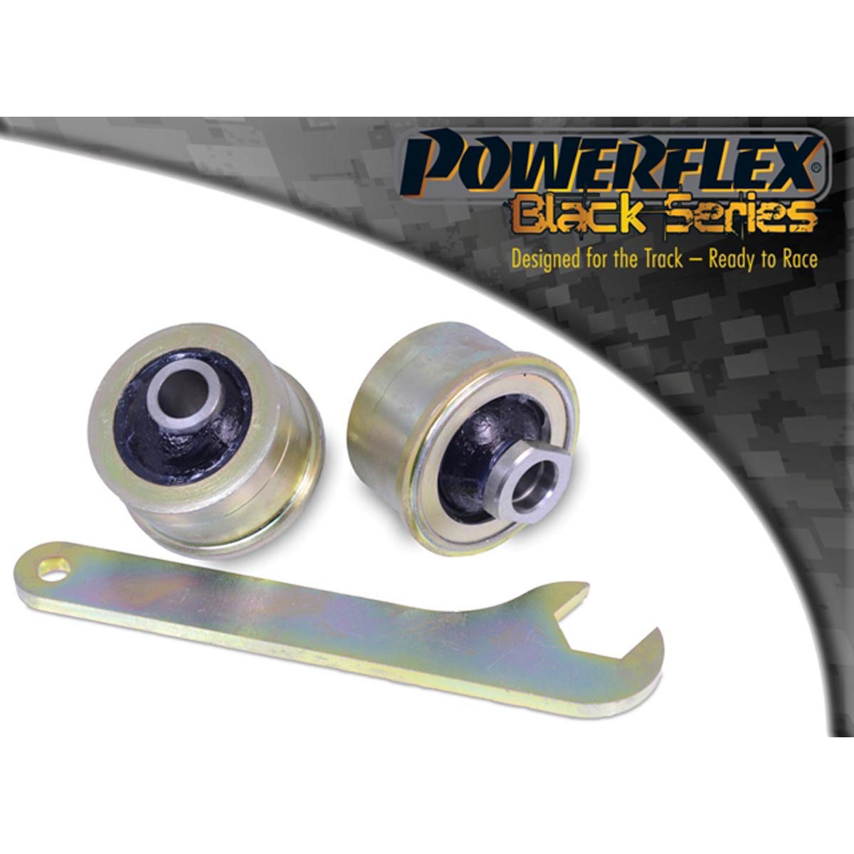 Powerflex Front Wishbone Rear Bush Anti-Lift & Caster Adjustable PFF69-902GBLK For Subaru Legacy BM, BR (2009 - 2014)