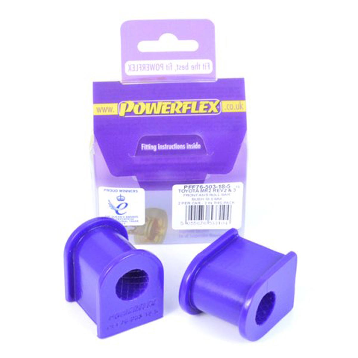 Powerflex Front Anti Roll Bar Bush 18.5mm PFF76-503-18.5 For Toyota MR2 SW20 REV 2 to 5 (1991 - 1999)