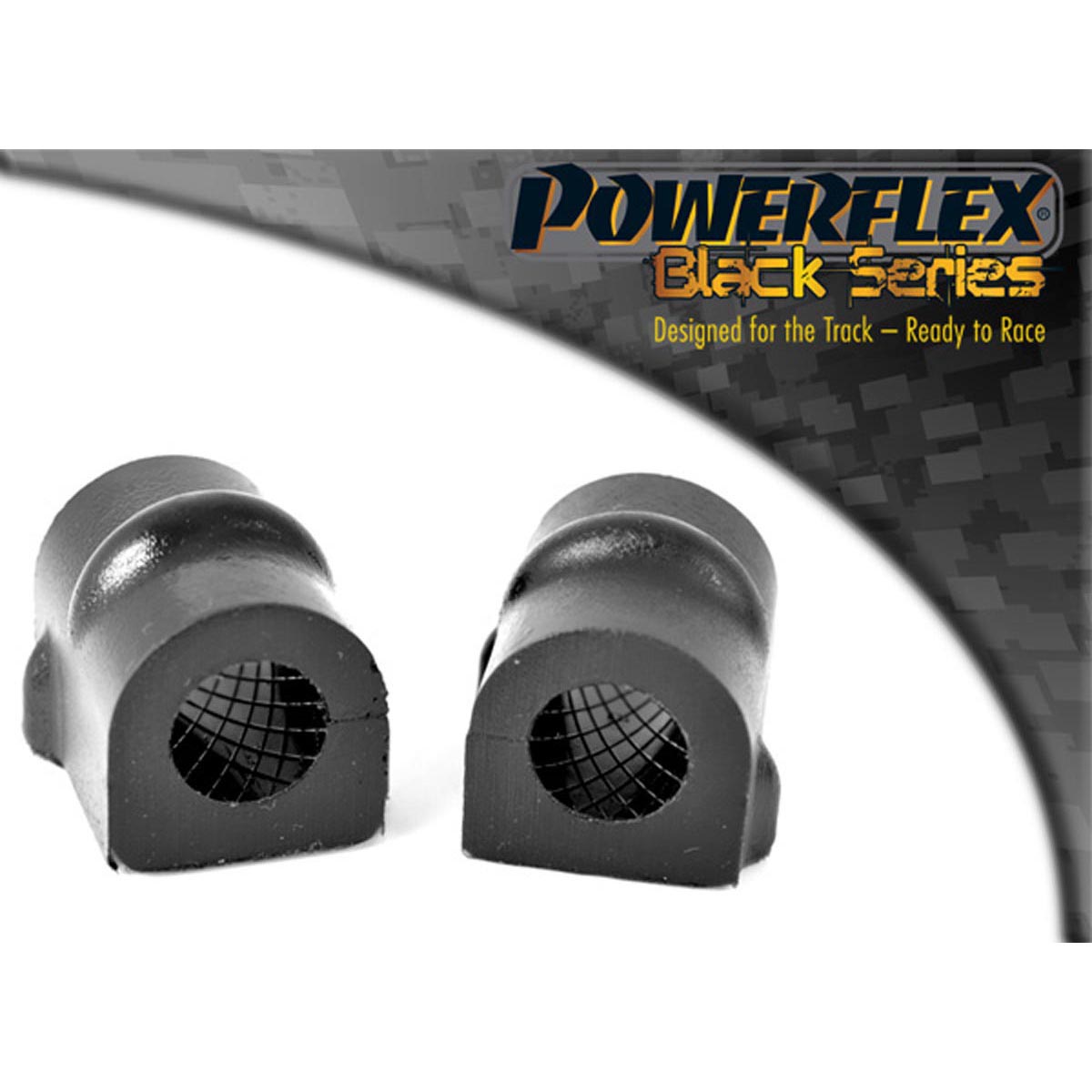 Powerflex Front Anti Roll Bar Bush 17mm PFF80-1003-17BLK For Vauxhall / Opel Tigra Twin Top B (2004-2009)