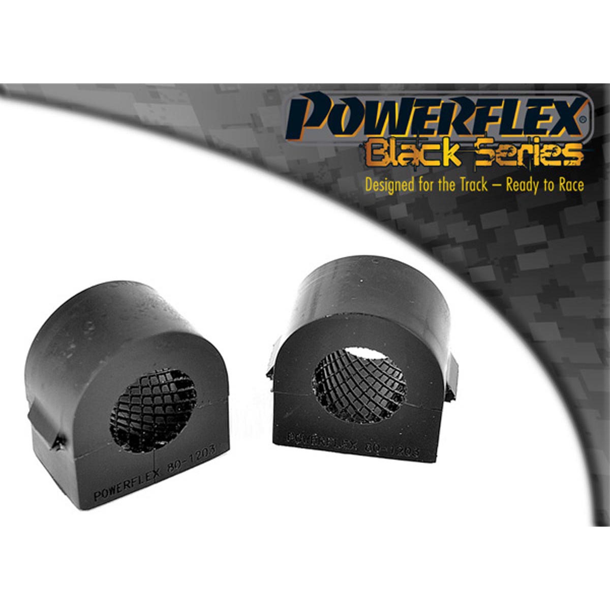 Powerflex Front Anti Roll Bar Mounting Bush 24mm (2 Piece) PFF80-1203-24BLK For Fiat Croma (2005 - 2011)