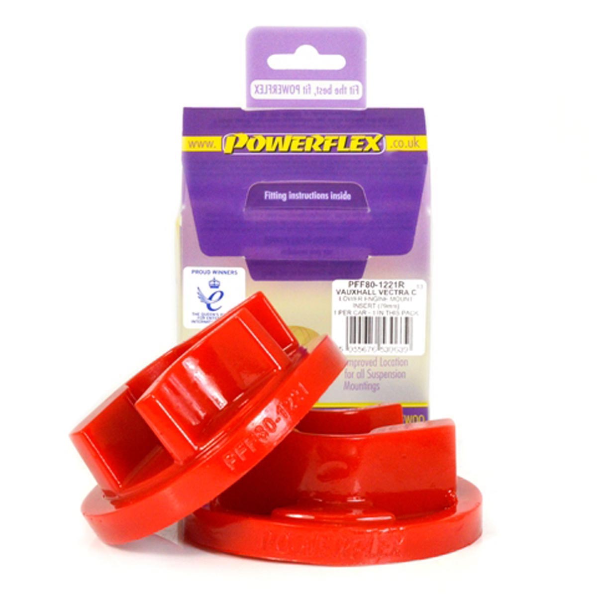 Powerflex Rear Lower Engine Mount Insert Diesel (Round Centre) PFF80-1221R For Cadillac BLS (2005 - 2010)