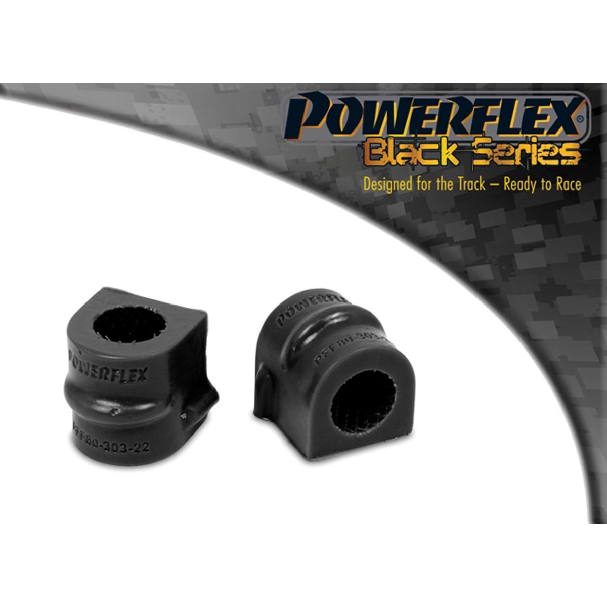 Powerflex Front Anti Roll Bar Mounting Bush 18mm PFF80-303-18BLK For Vauxhall / Opel Vectra B (1995 - 2002)