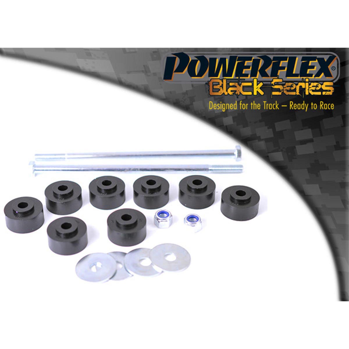 Powerflex Front Anti Roll Bar Drop Link Bush inc Bolt PFF80-308BLK For Vauxhall / Opel Astra MK2 - Kadett E (1985 - 1991)