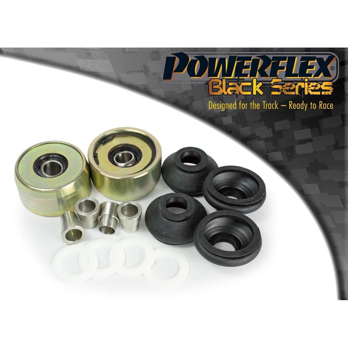 Powerflex Front Wishbone Rear Bush (Track/Race) PFF85-414BLK For Skoda Octavia Mk1 Typ 1U 2WD (1996-2004)