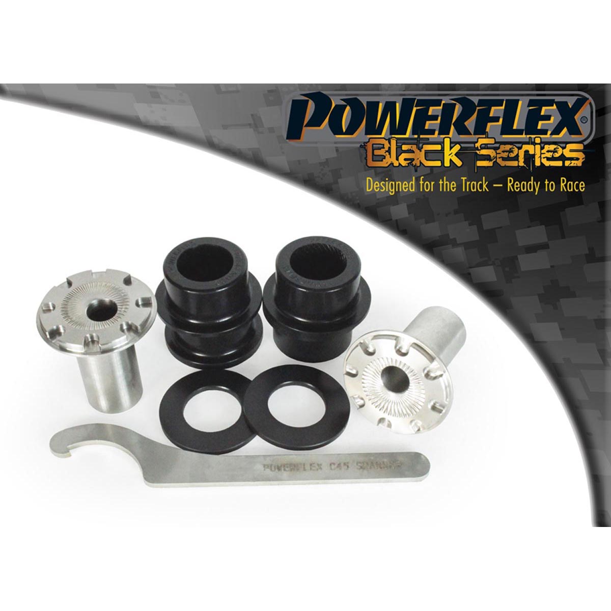 Powerflex Front Wishbone Front Bush Camber Adjustable PFF85-501GBLK For VW Beetle A5 Rear Beam (2011 - ON)