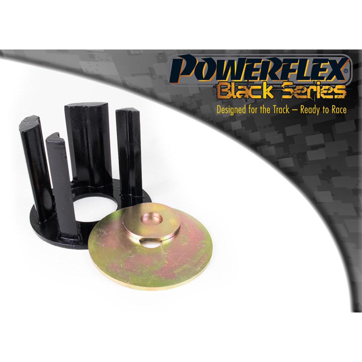 Powerflex Lower Engine Mount Insert (Large) Motorsport PFF85-504BLK For VW Jetta MK5 A5 1K (2005-2010)