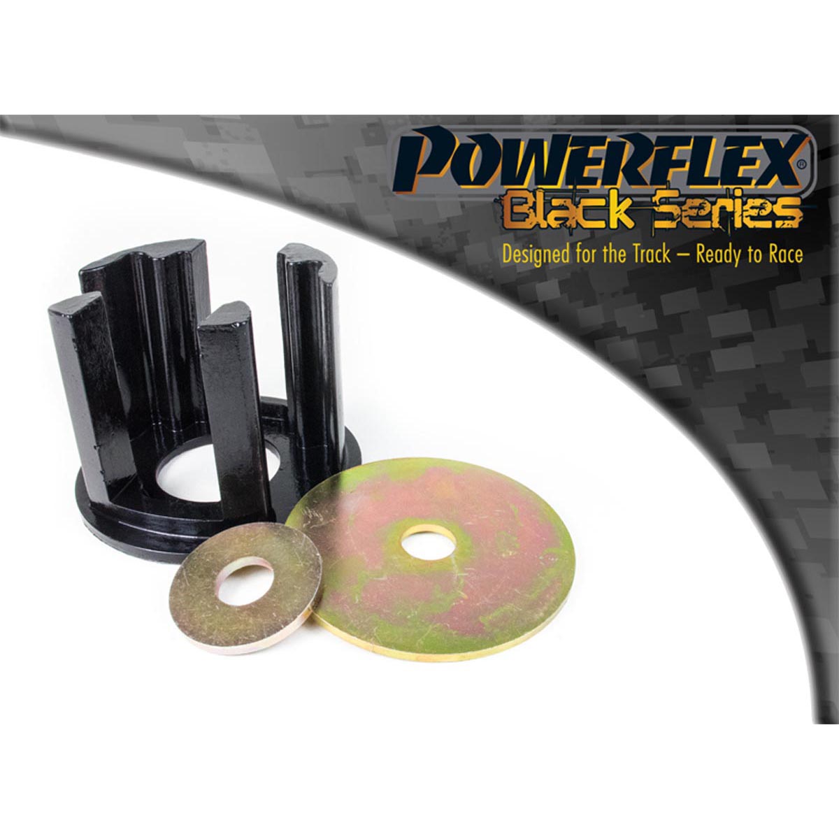 Powerflex Lower Engine Mount Insert (Large) Motorsport PFF85-704BLK For VW Caddy Mk3 Typ 2K (2004 - 06/2010)