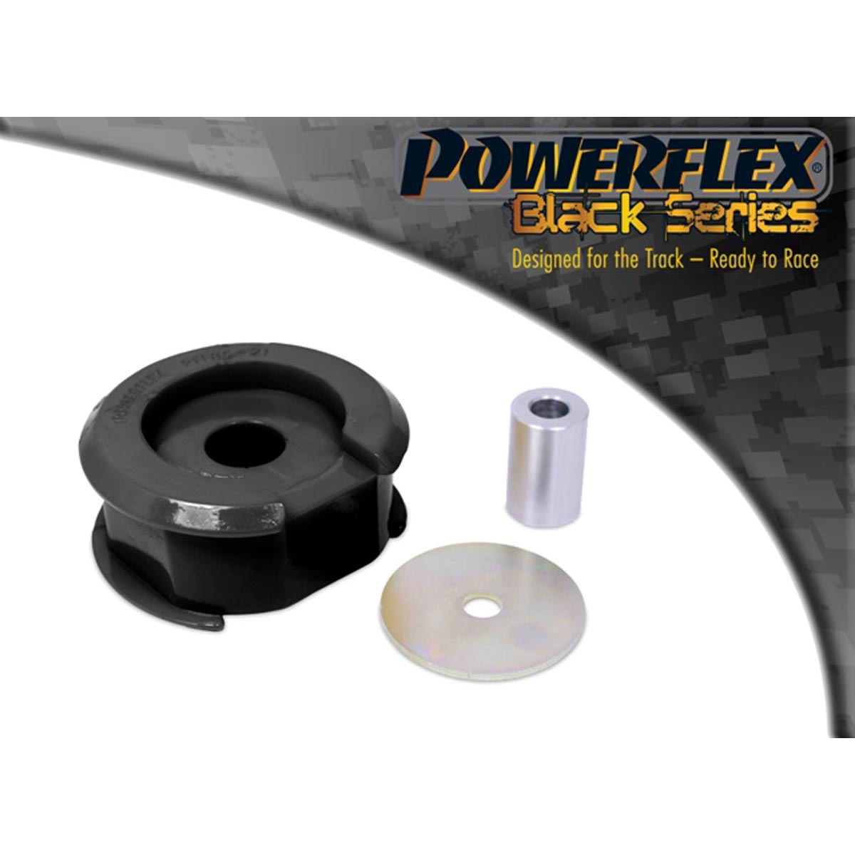 Powerflex Lower Engine Mount Large Bush - Motorsport PFF85-921BLK For VW Lupo (1999 - 2006)