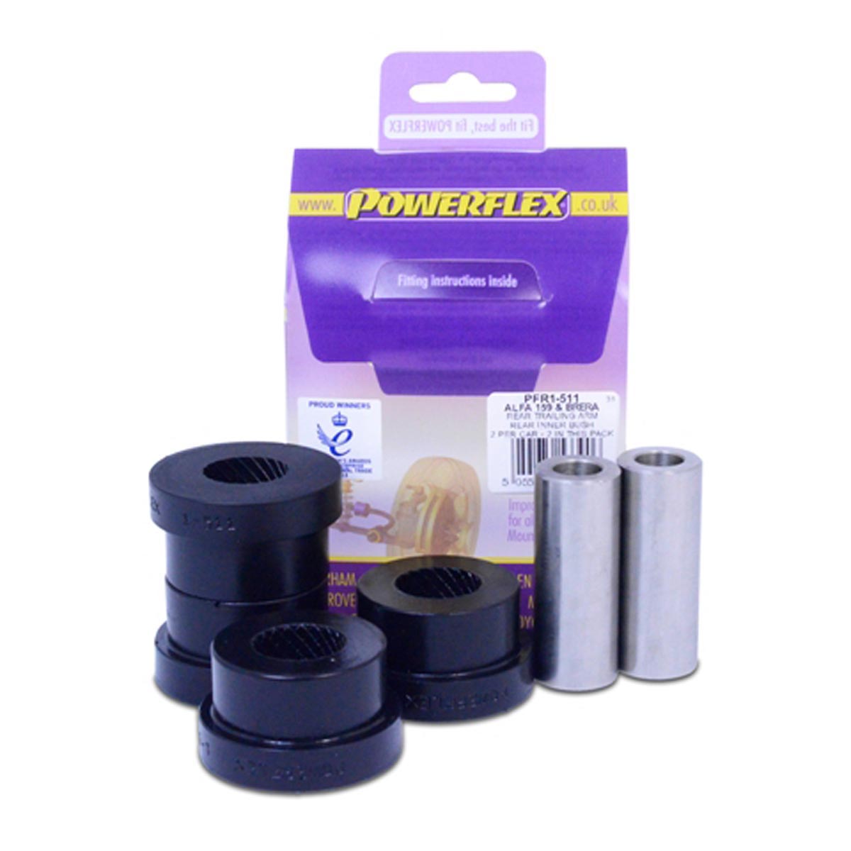 Powerflex Rear Trailing Arm Rear Inner Bush PFR1-511 For Alfa Romeo Brera 939 (2005-2010)