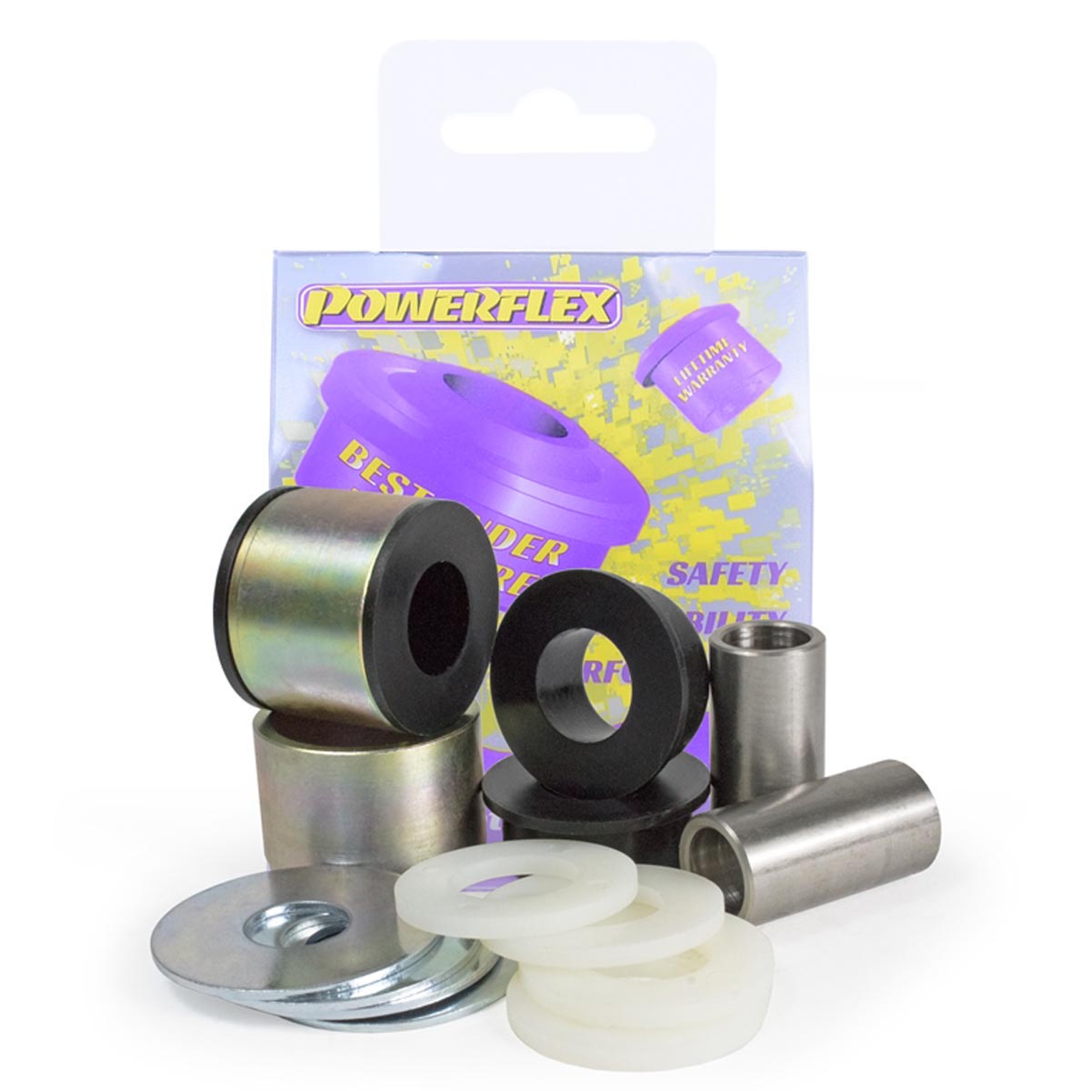 Powerflex Rear Tie Bar to Hub Bush PFR1-818 For Alfa Romeo 147 (2000-2010), 156 (1997-2007), GT (2003-2010)