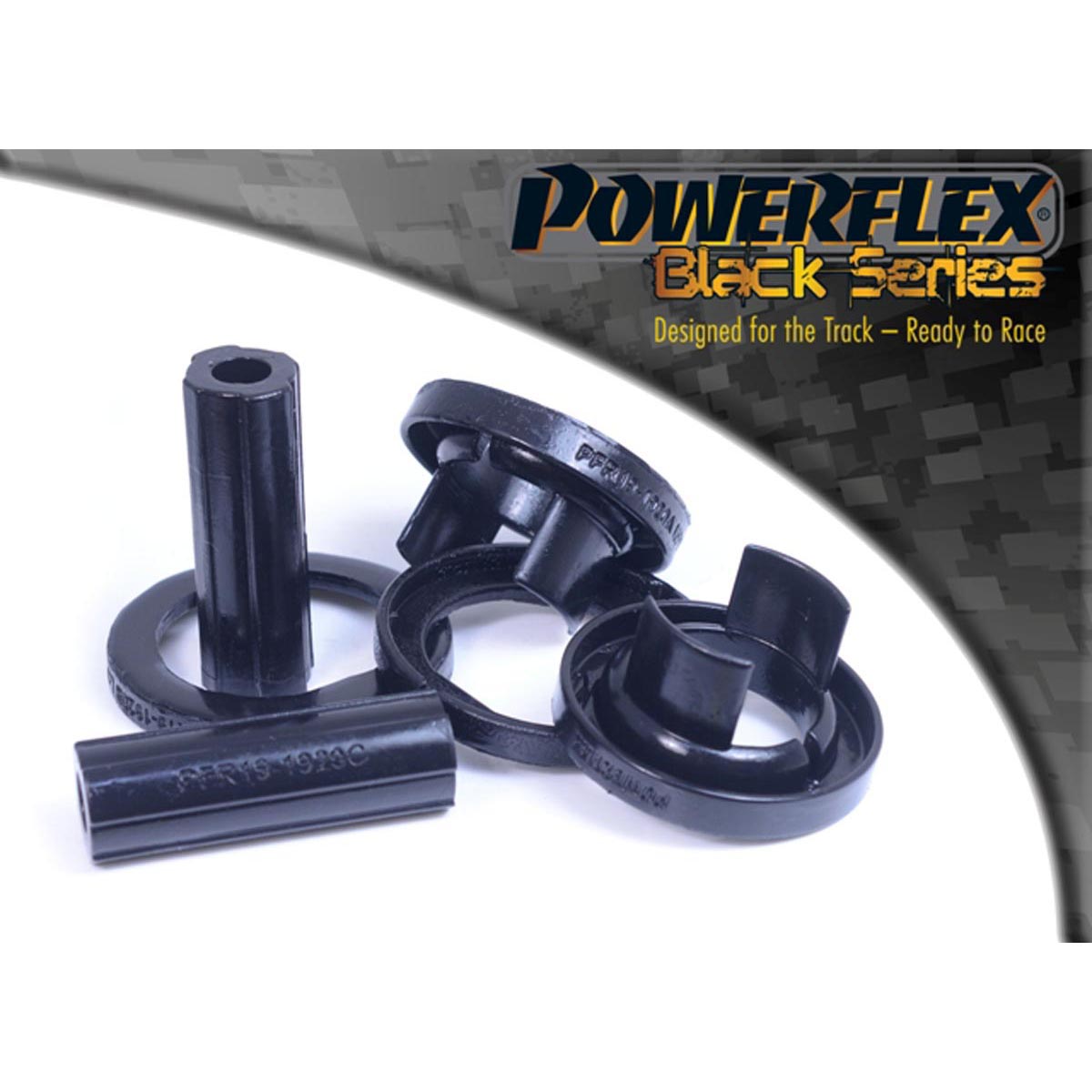 Powerflex Rear Subframe Front Bush Inserts PFR19-1920BLK For Volvo S80 (2006 - 2016)