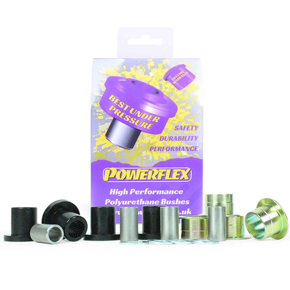 Powerflex Rear Wishbone To Hub Bushes PFR19-219 For Ford Escort Mk3 & 4 inc XR3i/RS1600i, Orion Mk1 & 2 (1980-1990)