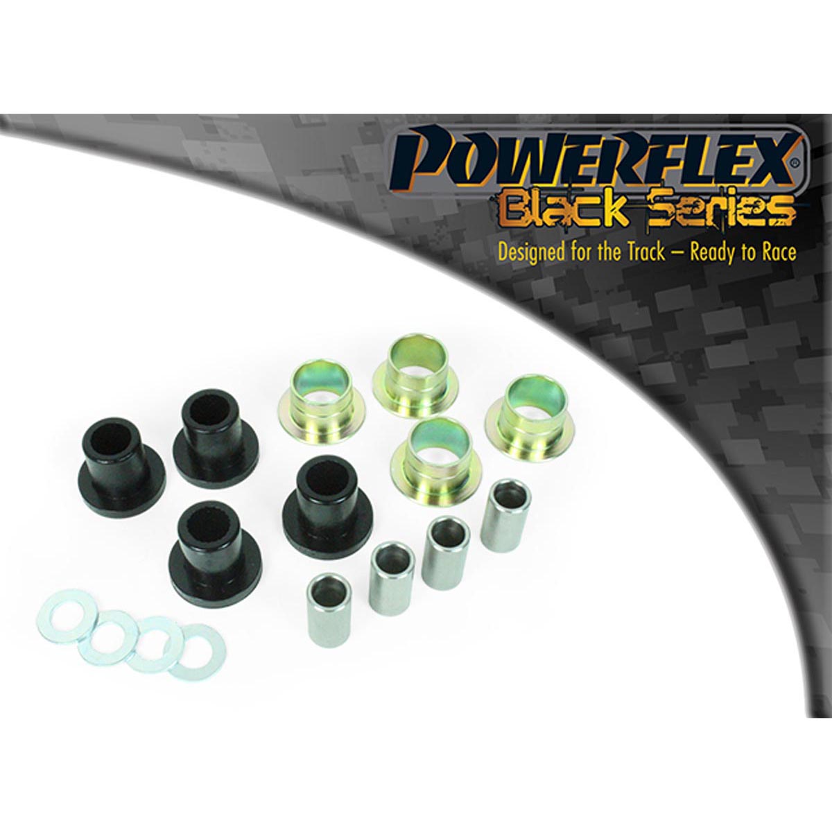 Powerflex Rear Wishbone To Hub Bushes PFR19-219BLK For Ford Escort RS Turbo Series 1 (1984 - 1986)