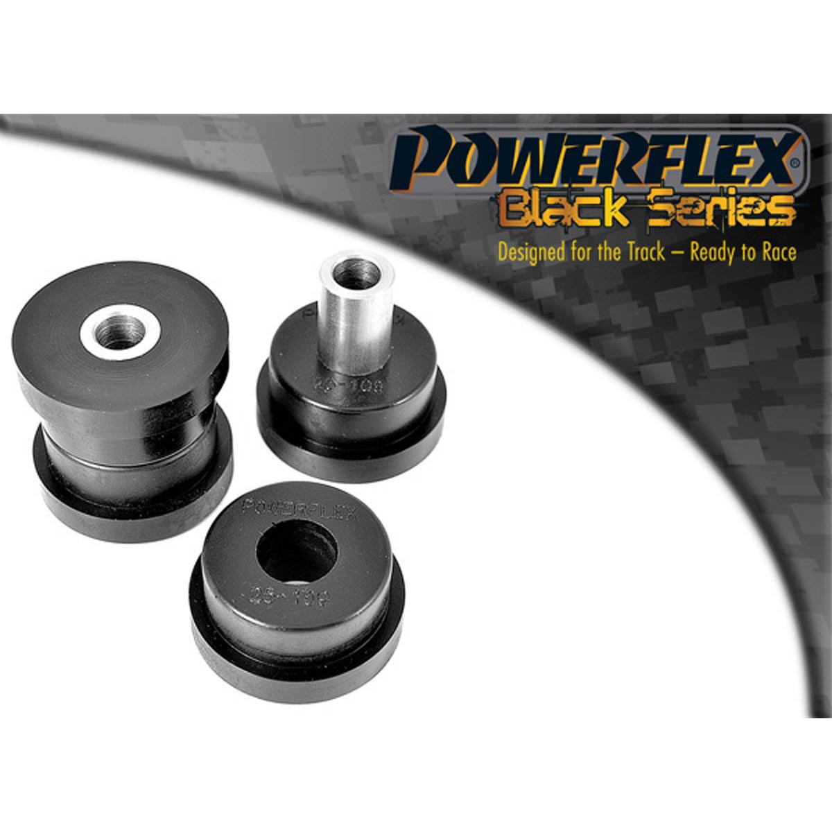 Powerflex Rear Lower Shock Mounting Bush PFR25-109BLK For Honda Civic Mk6 MA-MC inc Aerodeck & Domani (1995-2005)