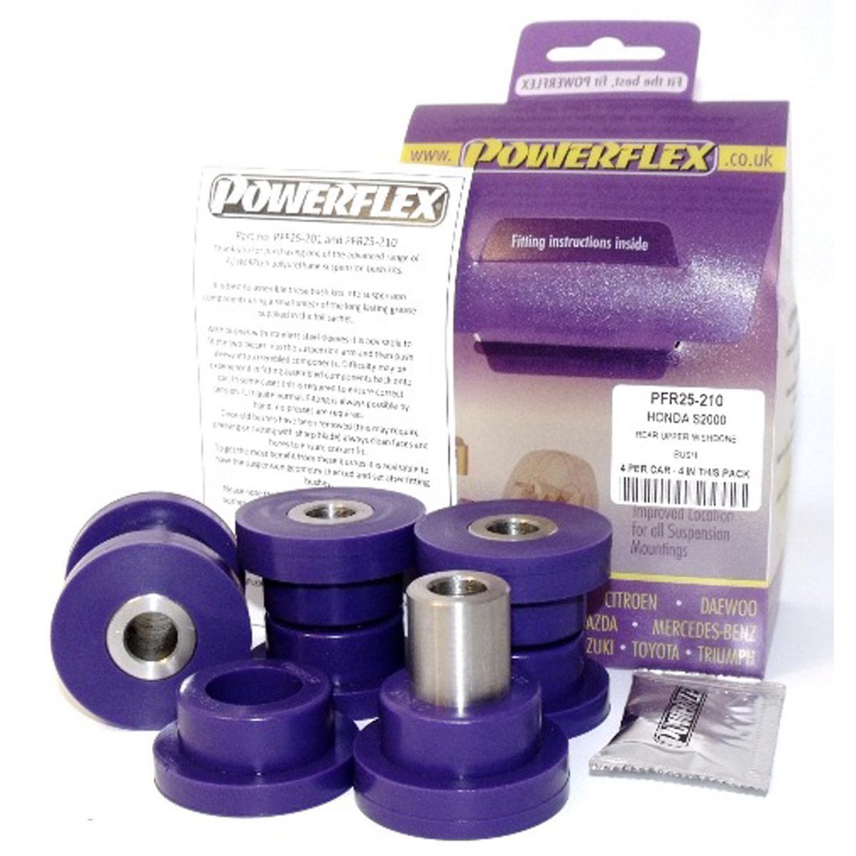 Powerflex Rear Upper Wishbone Bush PFR25-210 For Honda S2000 (1999-2009)