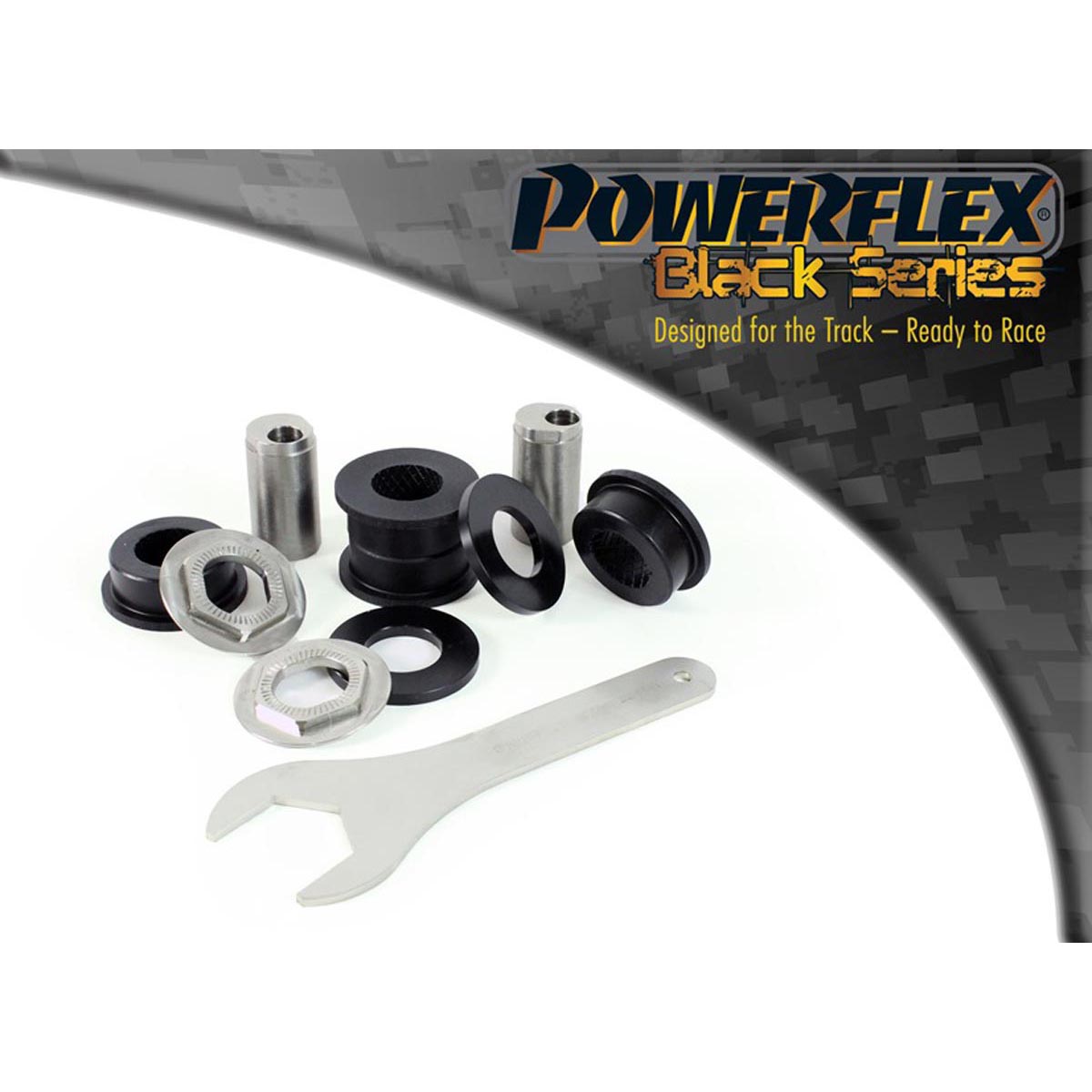 Powerflex Rear Upper Arm Outer Bush, Camber Adjustable PFR25-324GBLK For Honda CR-V Mk2 (2001 - 2006)