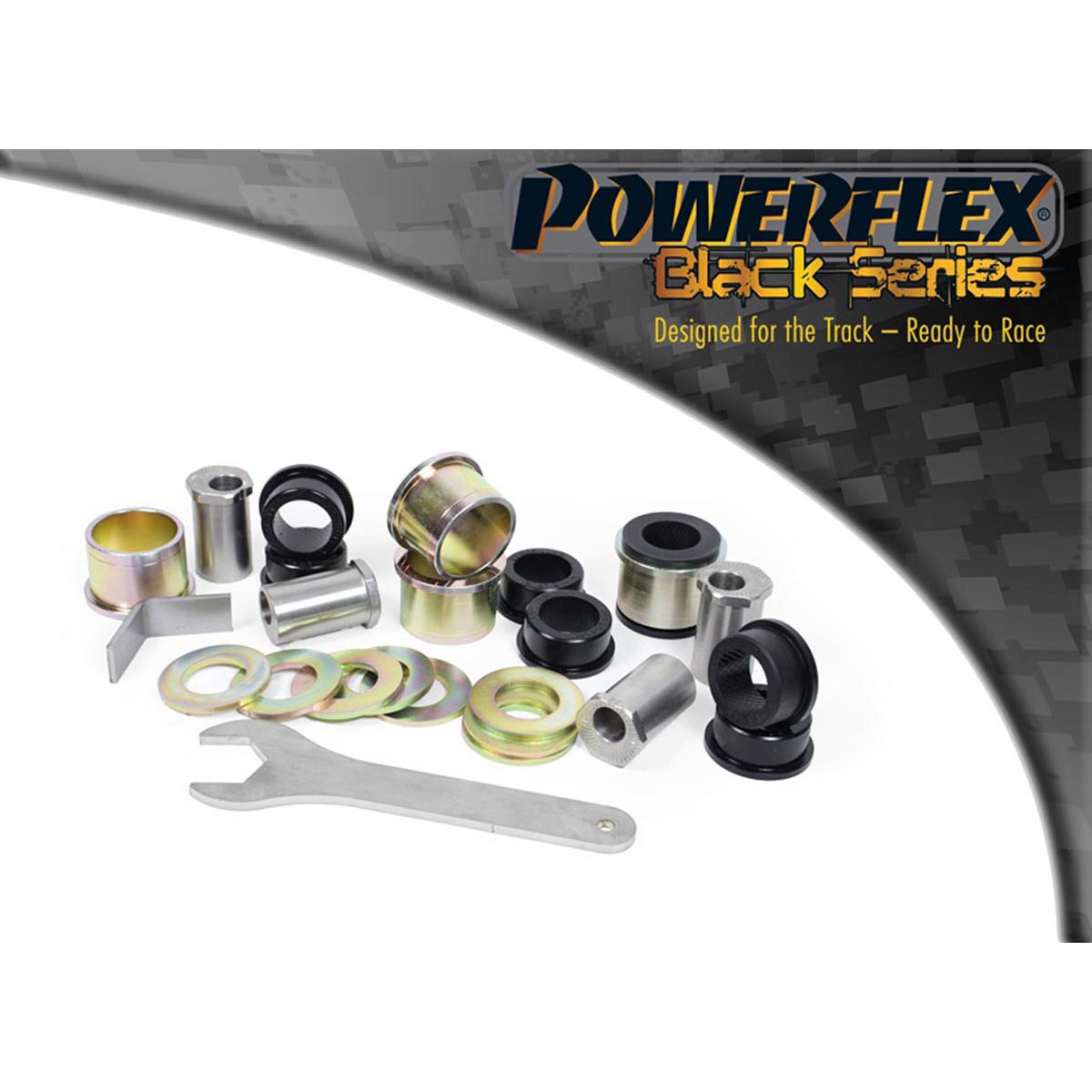 Powerflex Rear Upper Control Arm Bush Camber Adjustable PFR26-114GBLK For Hyundai Ioniq AE (2017 on)