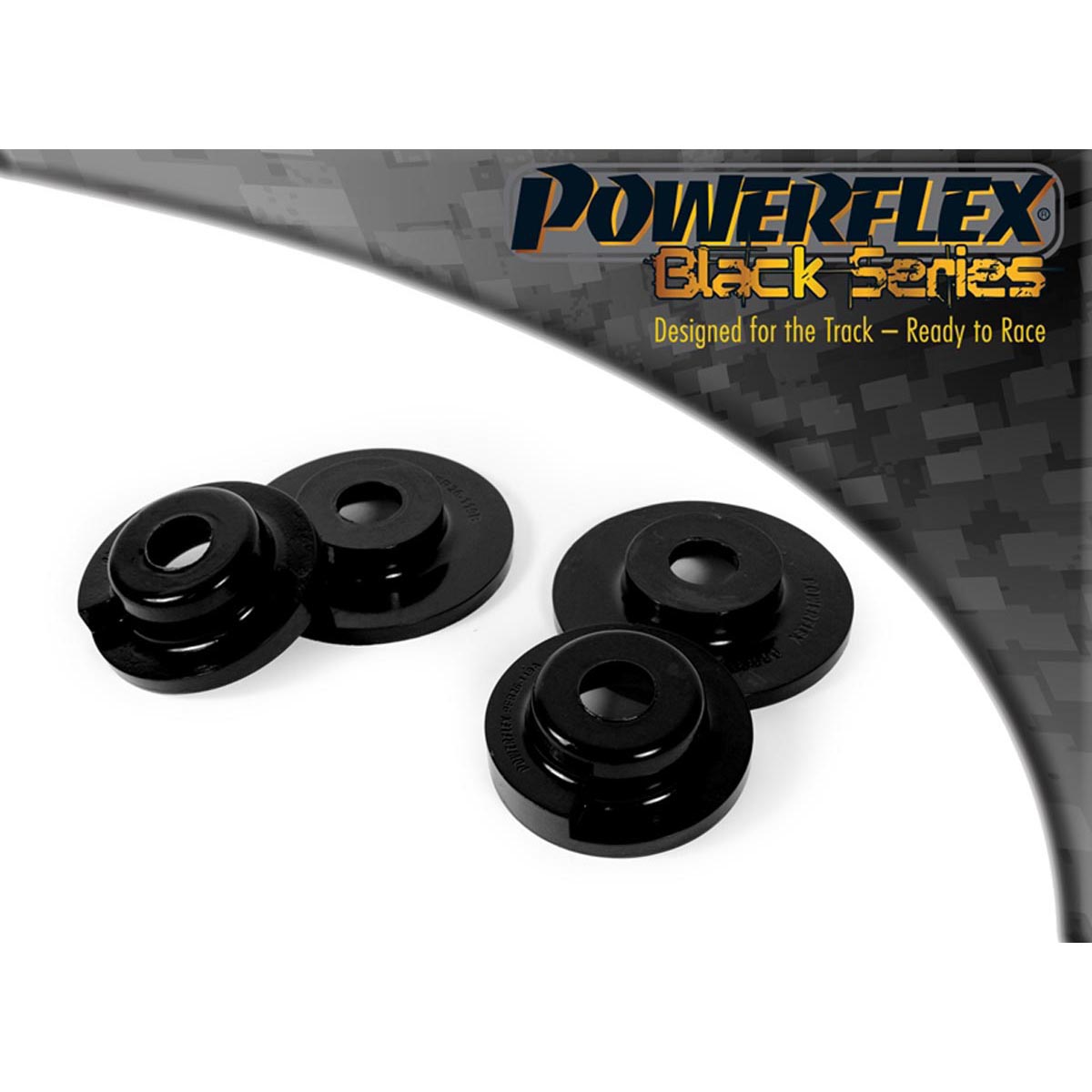 Powerflex Rear Upper and Lower Spring Isolator Pads PFR26-119BLK For Hyundai Ioniq AE (2017 on)