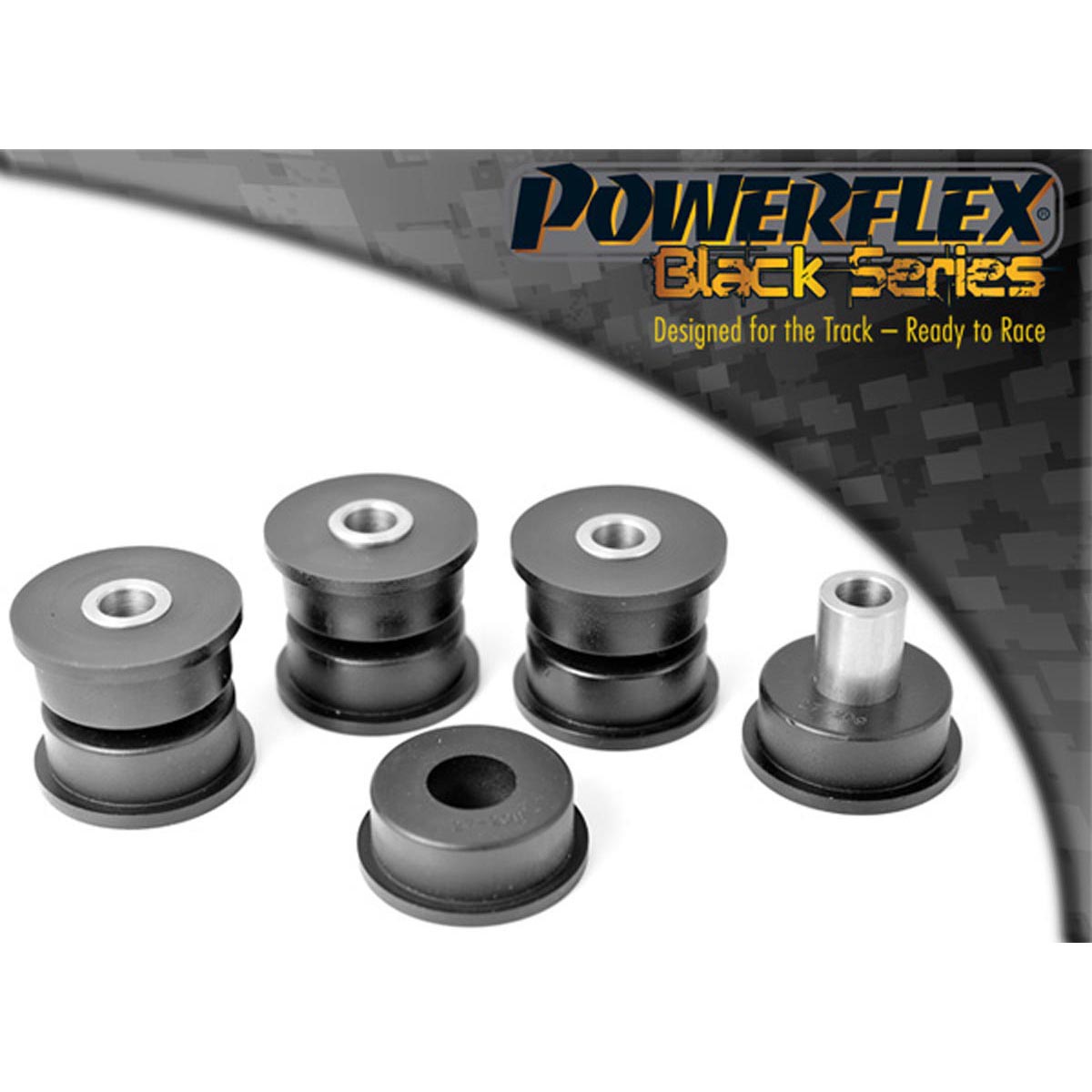 Powerflex Rear Monostrut Axle Brace Assembly Bush PFR27-209BLK For Jaguar (Daimler) XJ8, XJR, XJ Sport - X308 (1997 - 2003)