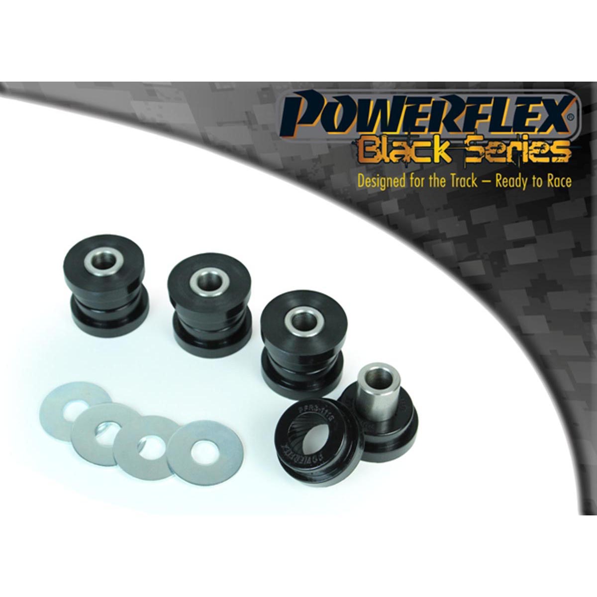 Powerflex Rear Anti Roll Bar Link Bush PFR3-1116BLK For Audi RS6 Avant (2002 - 2005)