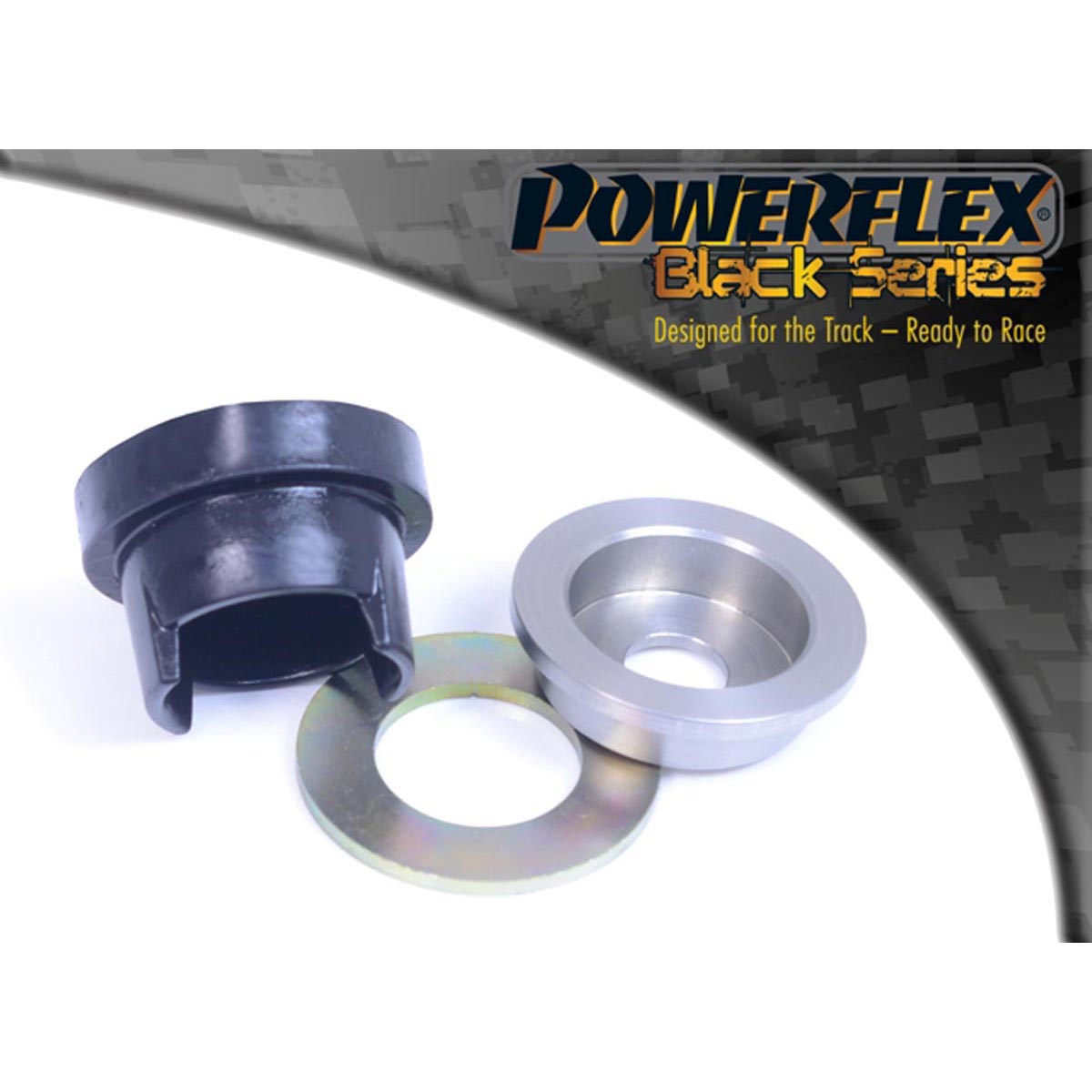 Powerflex Rear Diff Front Bush Insert PFR3-741BLK For Audi S8 Quattro (2010 - 2017)