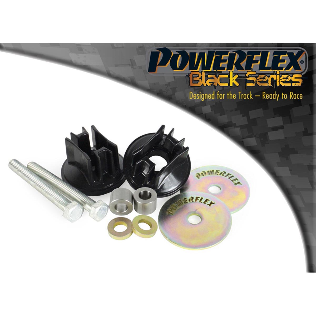 Powerflex Rear Diff Rear Bush Insert PFR3-743BLK For Audi RS4 (2012-2016)