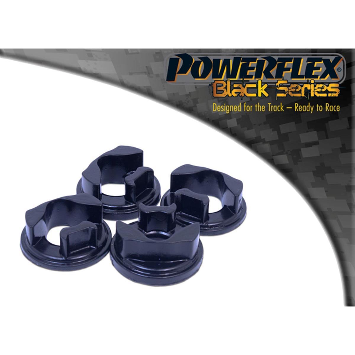 Powerflex Rear Diff Mount Insert PFR36-630BLK For Fiat 124 Spider incl. Abarth (2016 on)