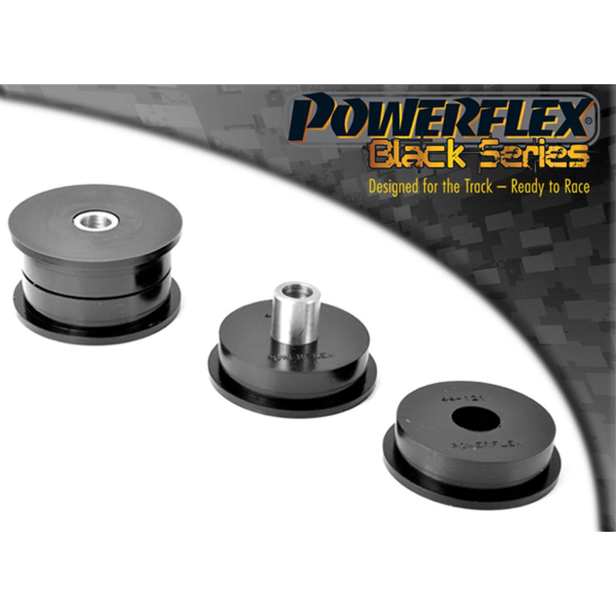 Powerflex Rear Diff Rear Mounting Bush PFR44-121BLK For Mitsubishi Lancer Evolution VII, VIII & IX inc 260 (2001 - 2007)