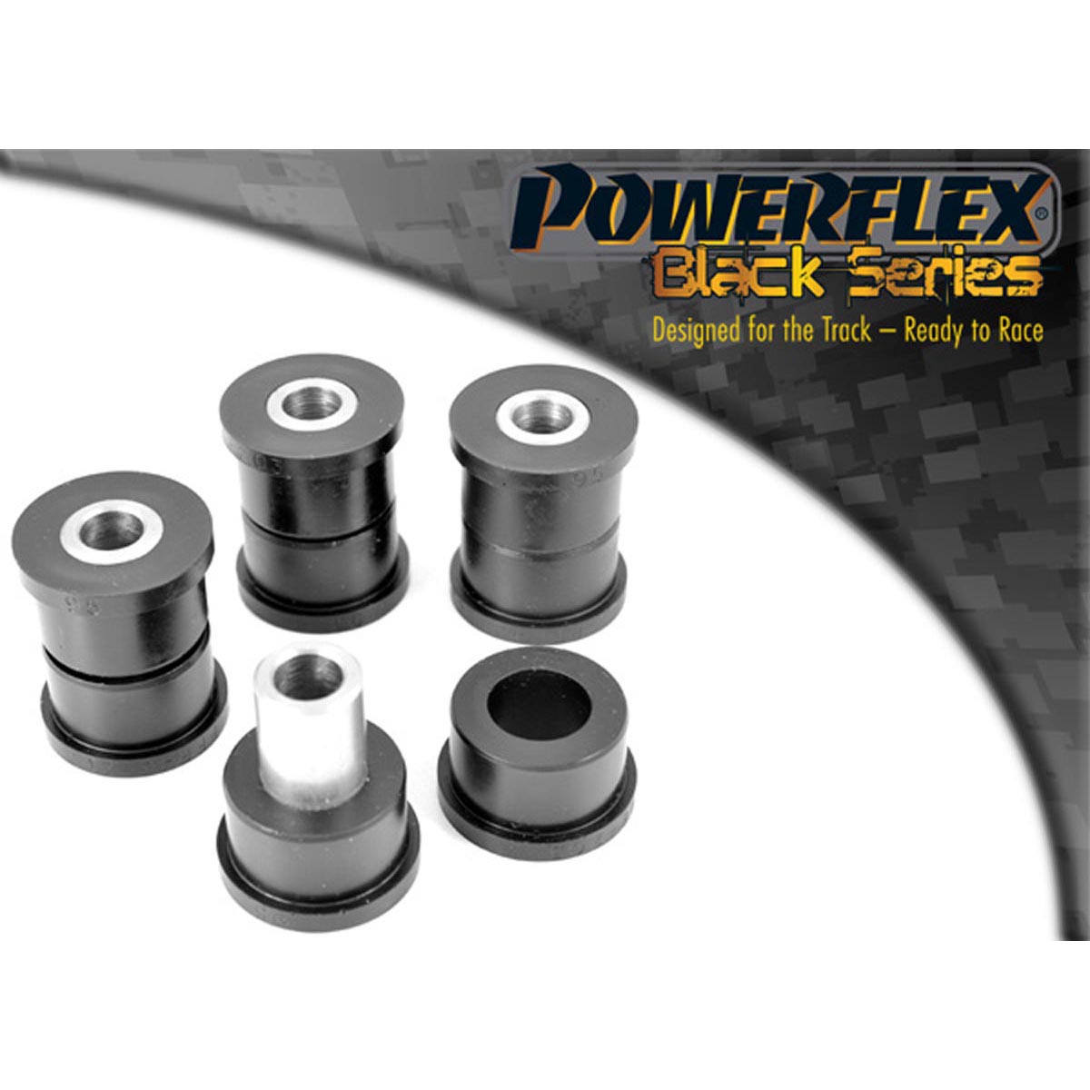 Powerflex Rear Lower Control Arm Bush PFR46-203BLK For Nissan Skyline R32 2WD Incl. GTS, GXI, & GTST (1989 - 1993)