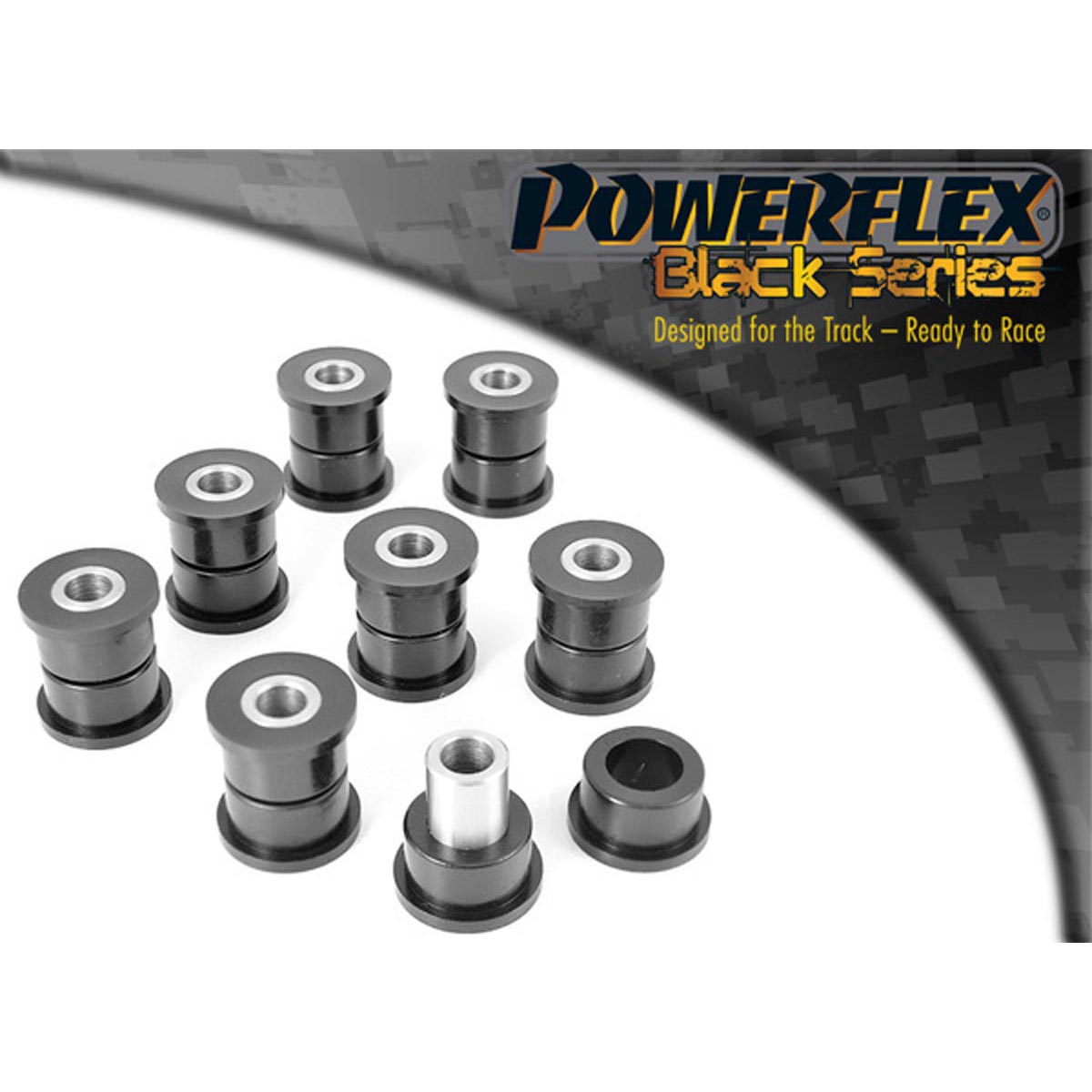 Powerflex Rear Upper & Lower Arm Bush PFR46-204BLK For Nissan Skyline R33 4WD Incl. GT-R & GTS4(1993 - 1998)