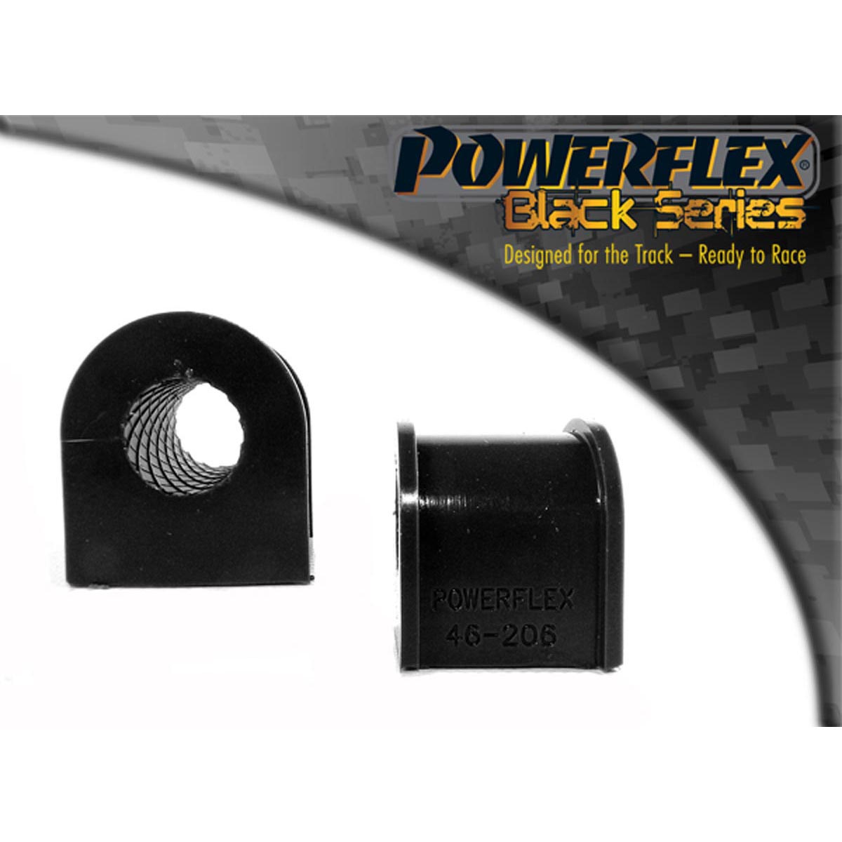 Powerflex Rear Anti Roll Bar Bush 18mm PFR46-206-18BLK For Nissan SILVIA 200SX - S13, S14, & S15 (1991 - 2002)