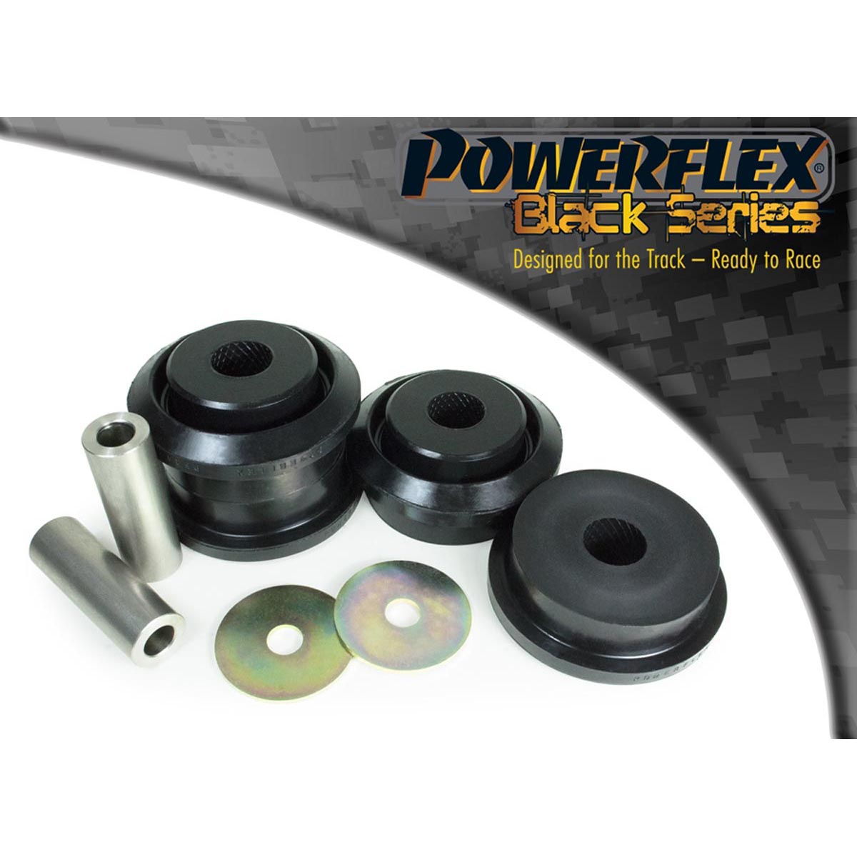 Powerflex Rear Trailing Arm Front Bush 80mm PFR5-1105BLK For Mini R50/52/53 Gen 1 (2000 - 2006)