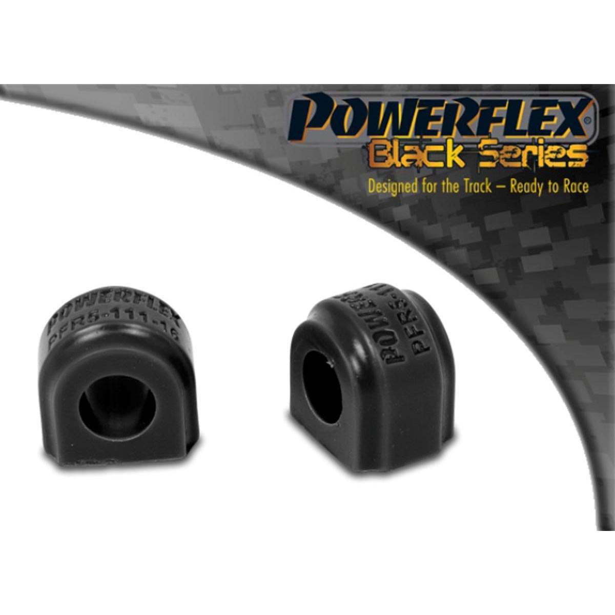 Powerflex Rear Anti Roll Bar Bush 16mm PFR5-111-16BLK For Mini R55 Clubman Gen 1 (2007 - 2014)