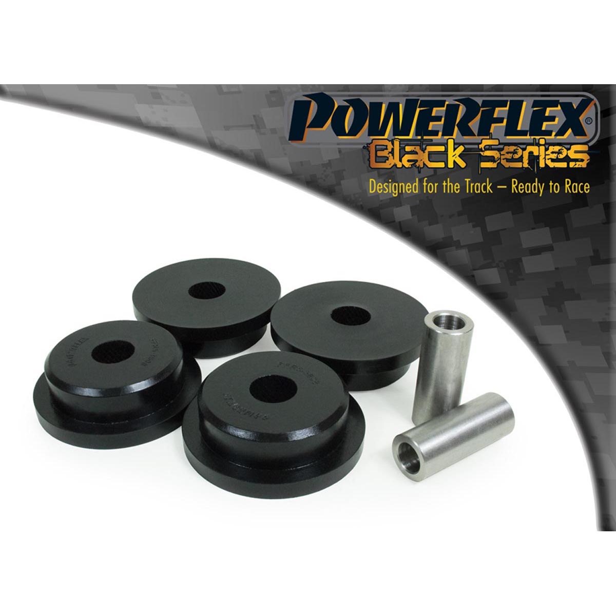 Powerflex Rear Trailing Arm Bush PFR5-3608BLK For BMW 3 Series (1999 - 2006) E46 Sedan / Touring / Coupe / Conv