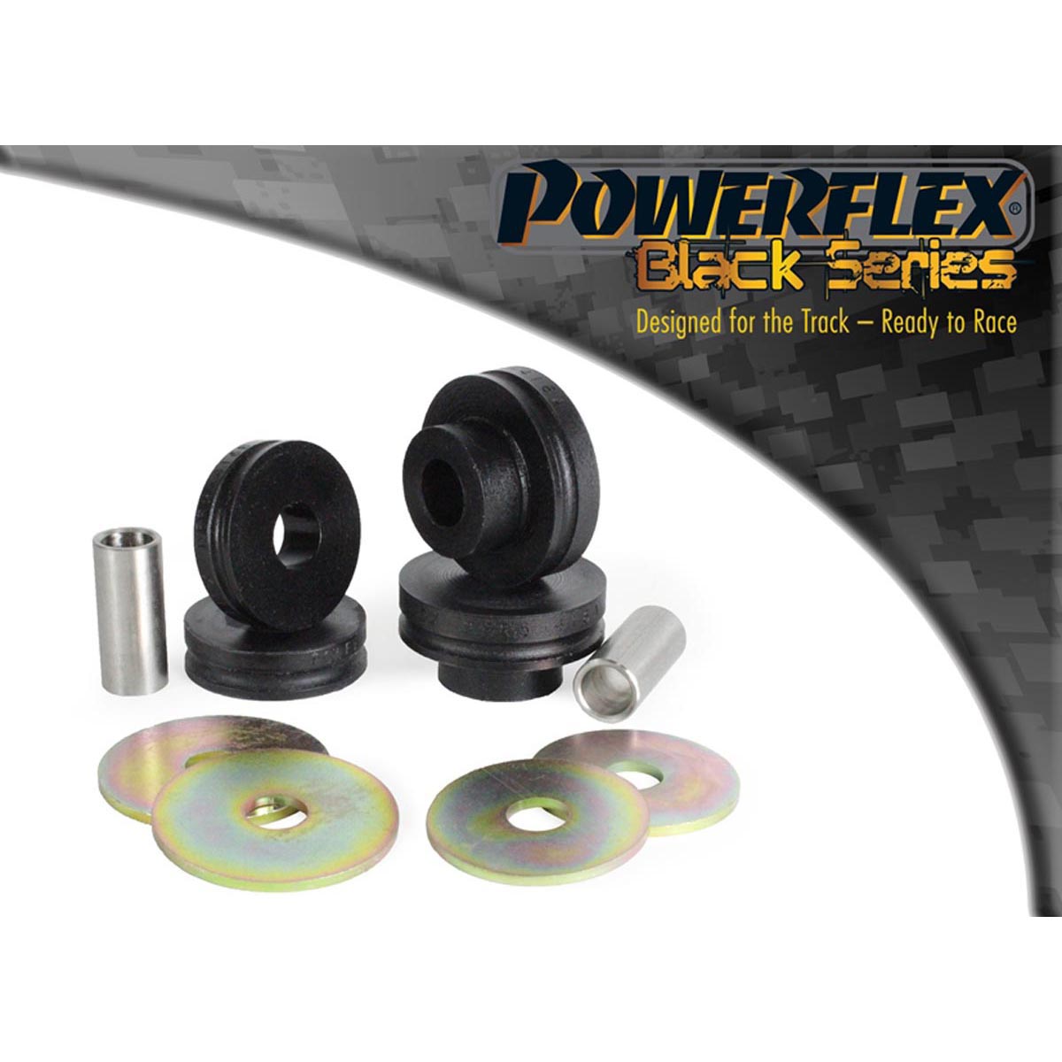 Powerflex Rear Shock Absorber Upper Mounting Bush 12mm PFR5-416-12BLK For BMW 1 Series E81, E82, E87 & E88 (2004 - 2013)