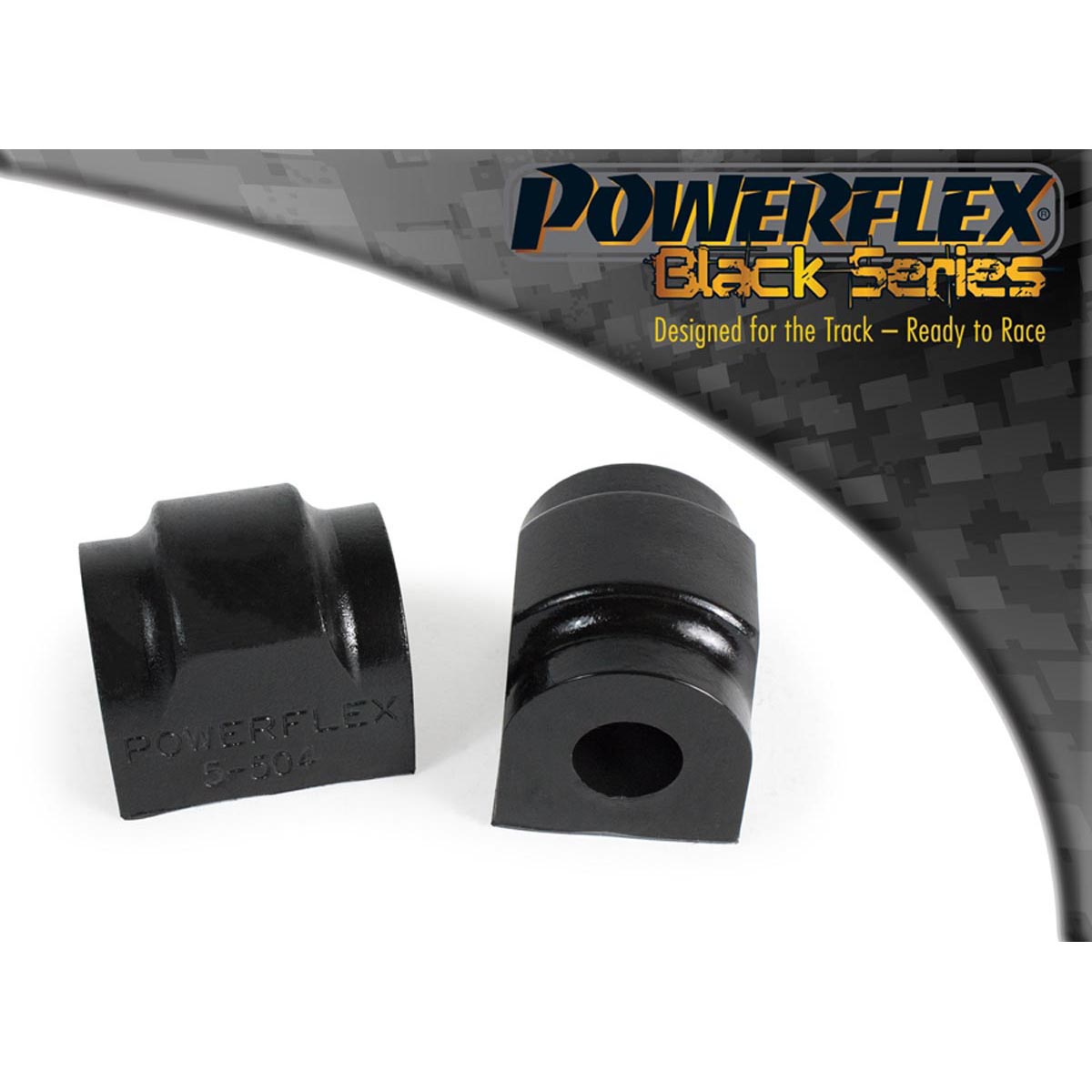 Powerflex Rear Anti Roll Bar Mounting Bush 13mm PFR5-504-13BLK For BMW 5 Series E39 535 to 540 (1996 - 2004)